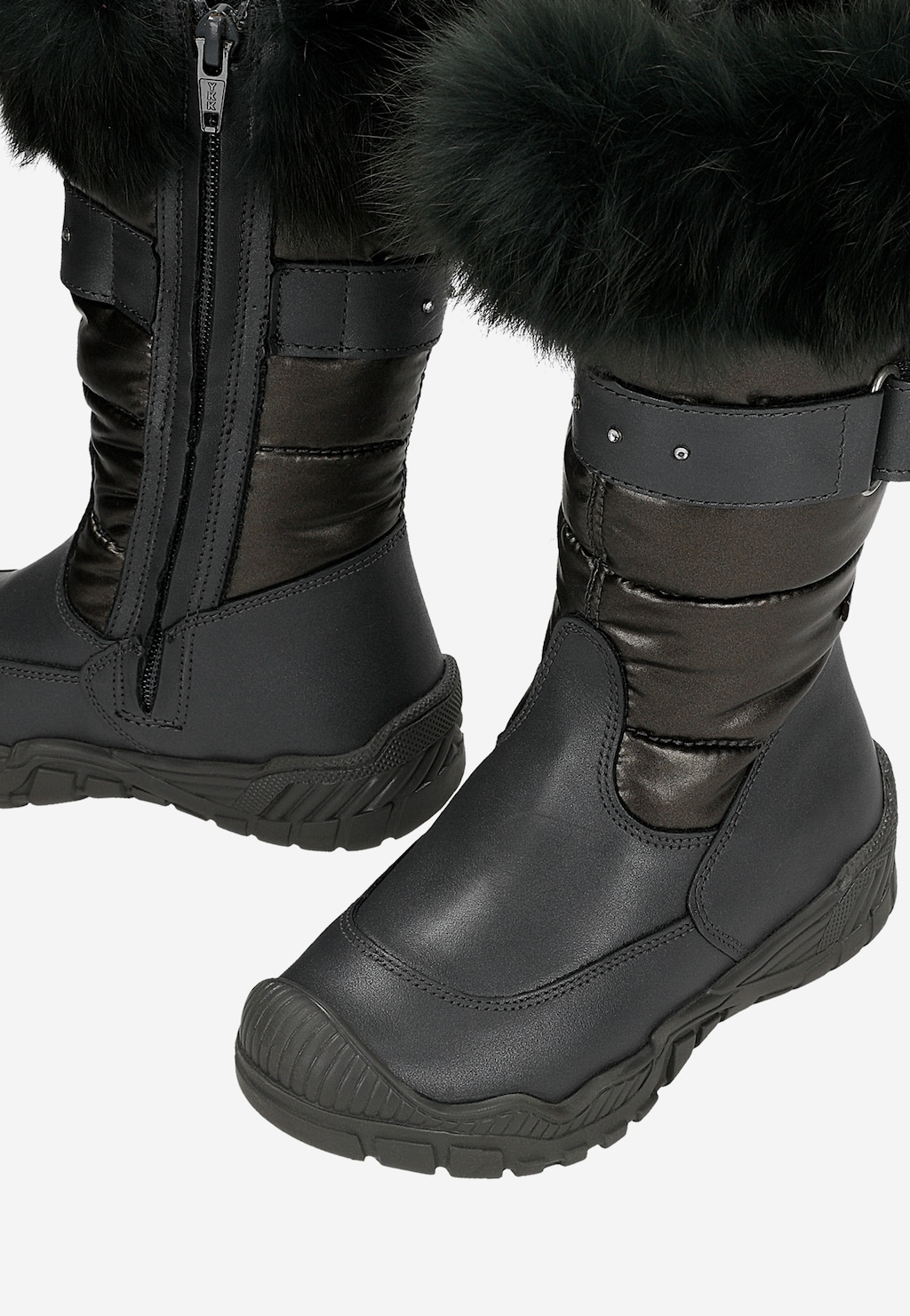 Kozaki BARTEK T-84657/02H, dla dziewcząt, szary Widok 6