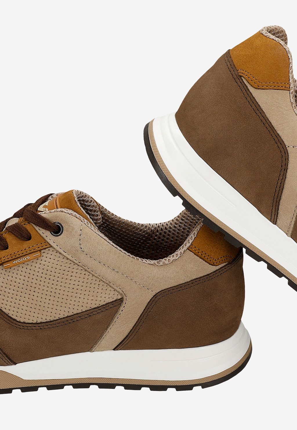 Hnědo-béžové pánské tenisky 10243-22 Widok 7