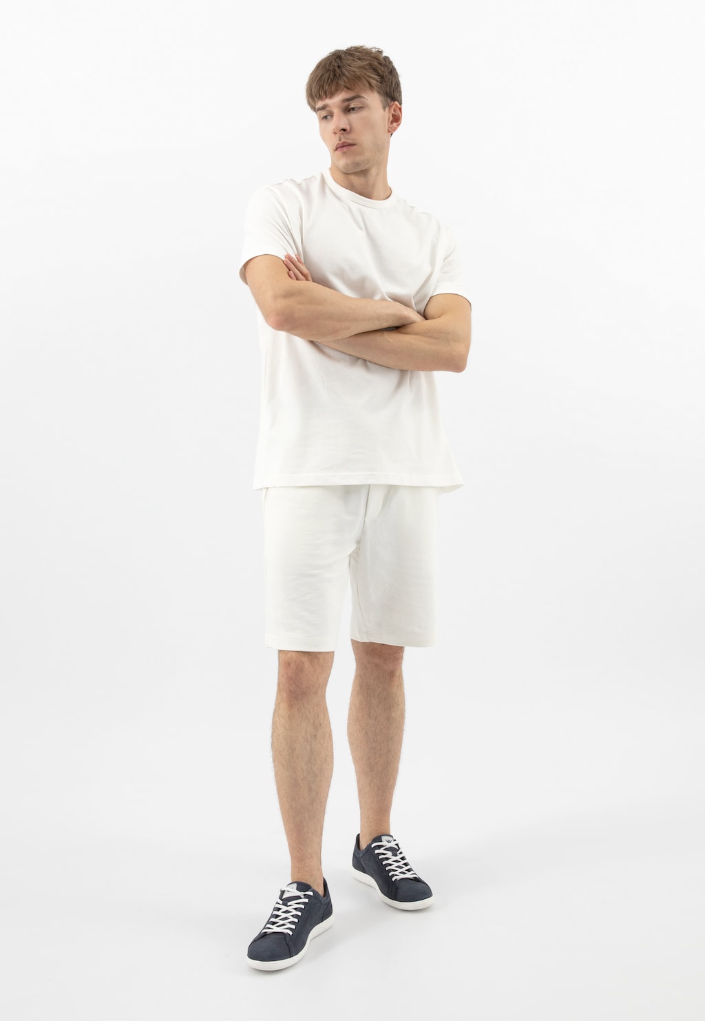 Modré tenisky z nubukové kůže 10197-26 Widok 8