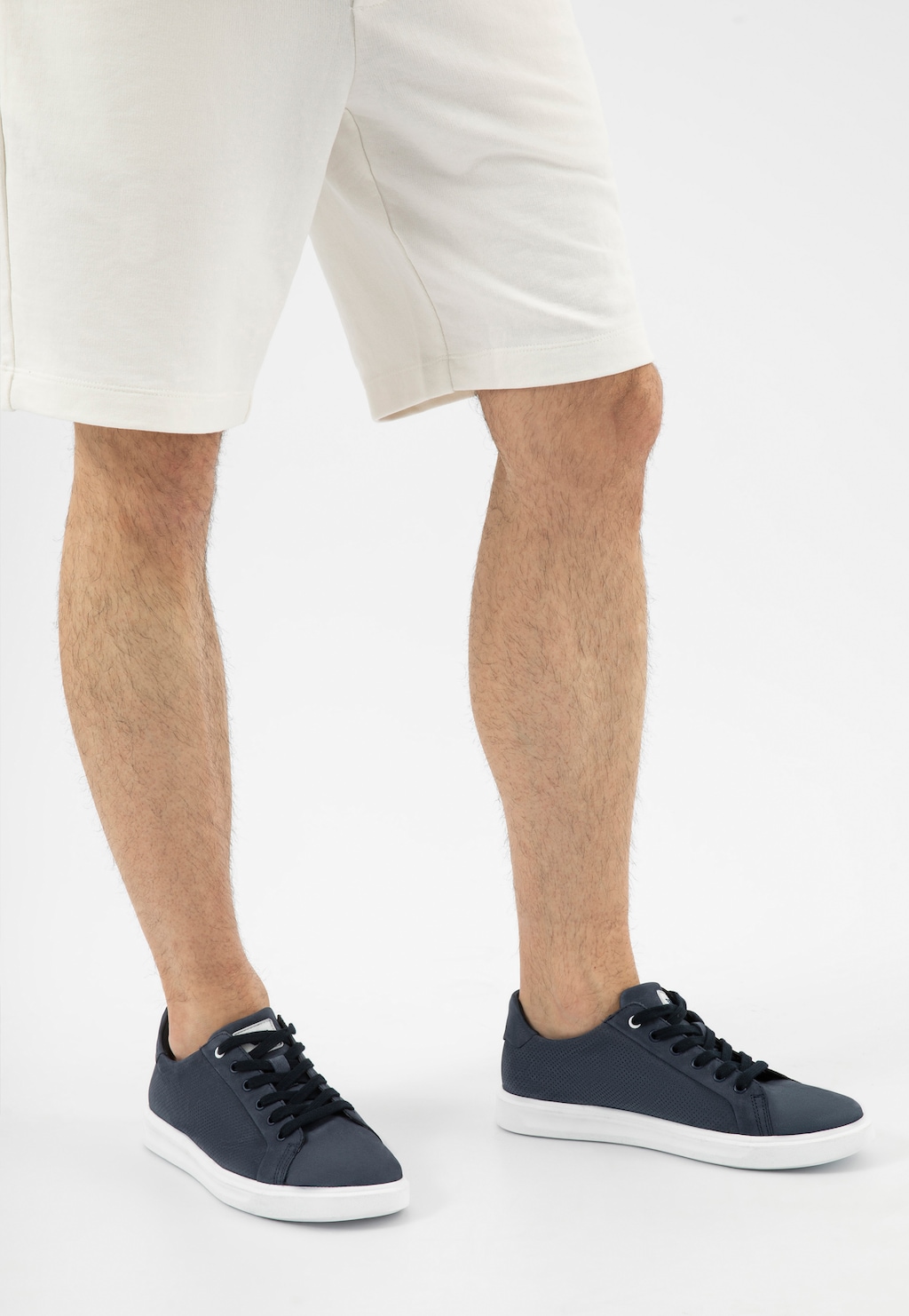 Tmavě modré pánské tenisky na bílé podrážce 10229-26 Widok 8