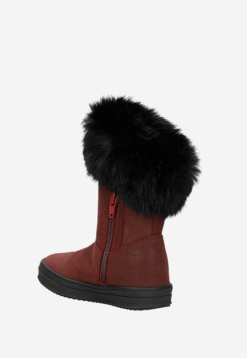 Zateplené kotníkové topánky BARTEK W-44399W/BOA, pre dievčatá, bordové Widok 4