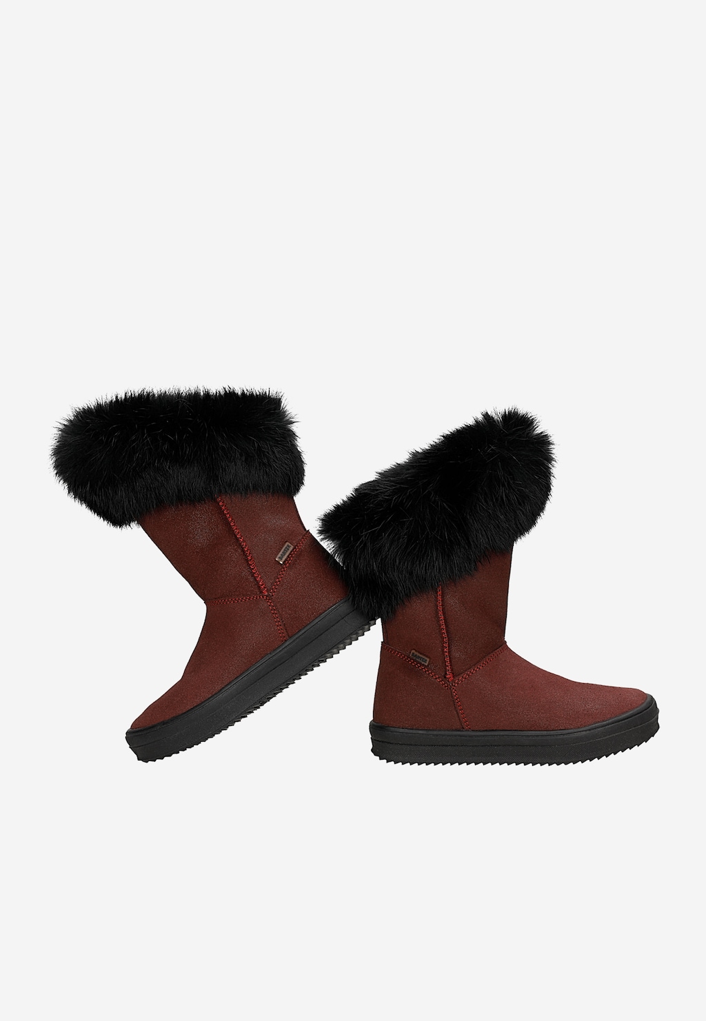 Zateplené kotníkové topánky BARTEK W-44399W/BOA, pre dievčatá, bordové Widok 7