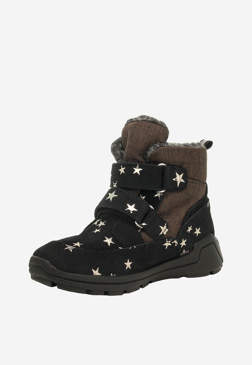 Zateplené kozačky BARTEK 11033104, pro dívky, černo-hnědé Widok 4