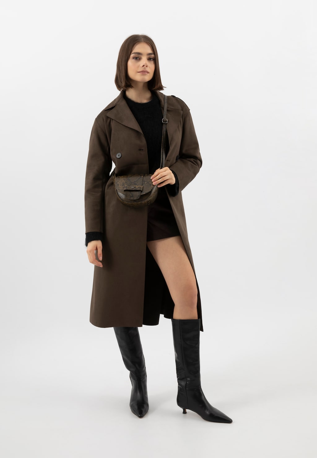 Malá půlkulatá kabelka se zvířecím vzorem 9816-77 Widok 10