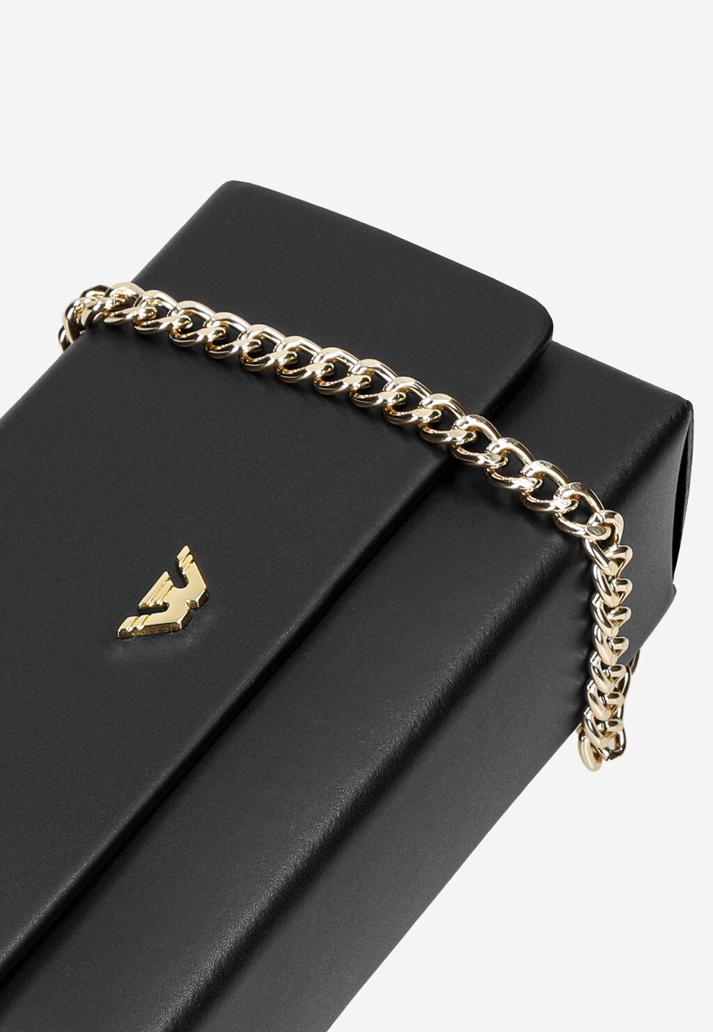 Czarna wizytowa torebka damska ze skóry licowej 80341-51 Widok 7