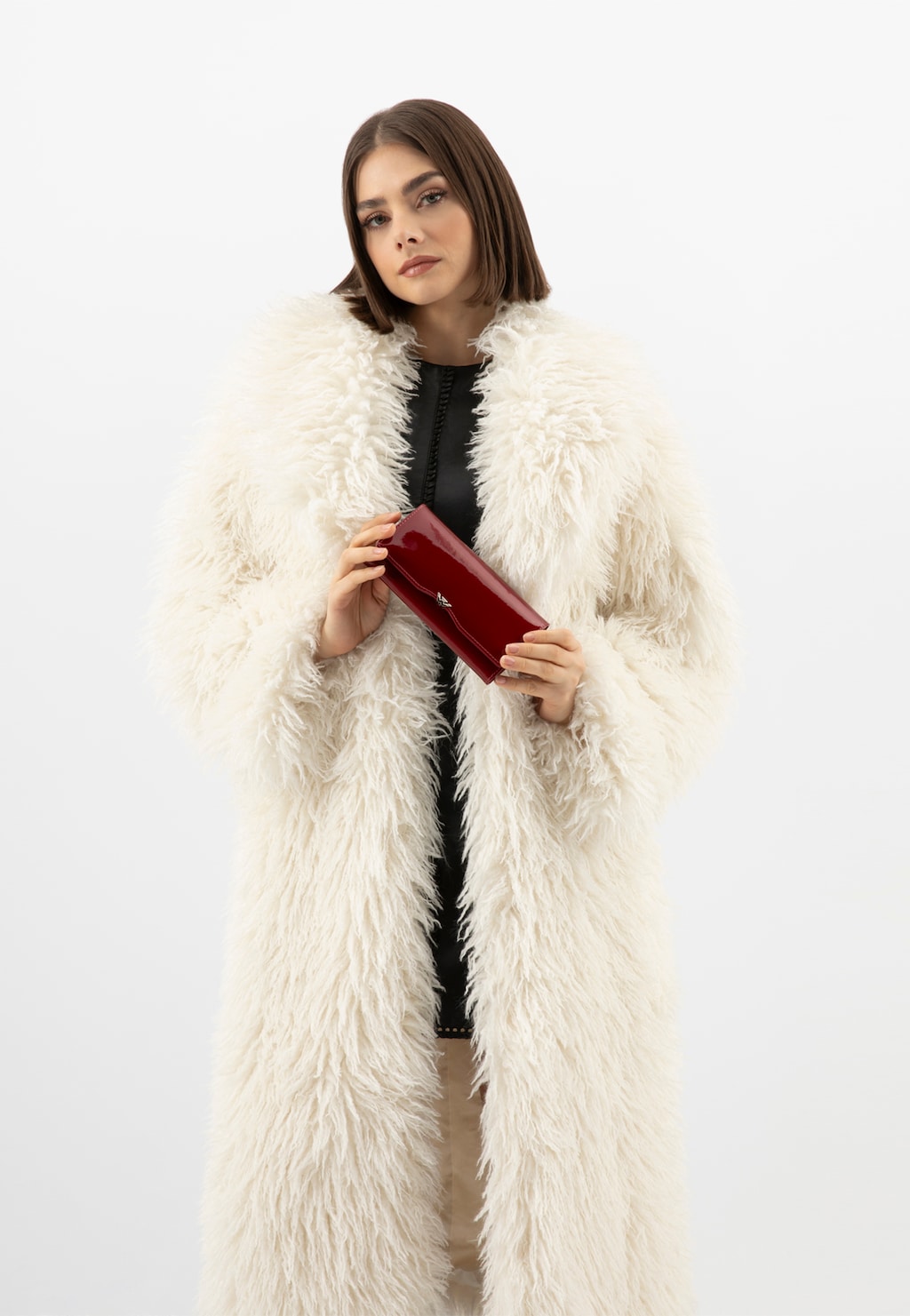 Červená lakovaná dámska peňaženka 91074-45 Widok 9