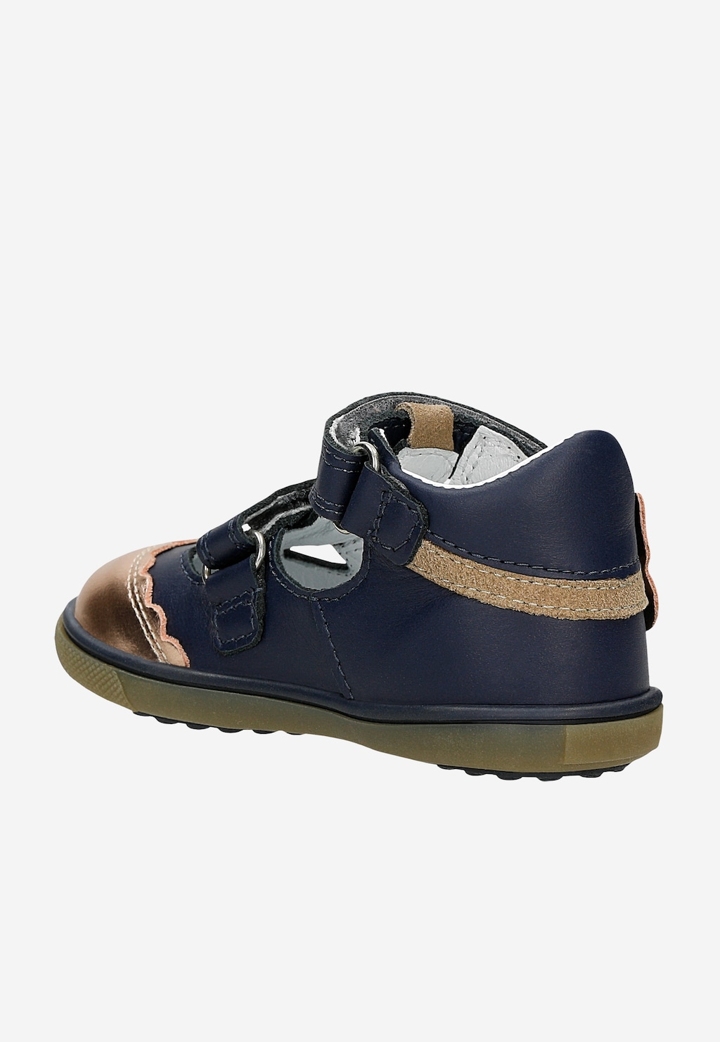 Preventivní obuv bartek baby BARTEK 81798-029, pro holčičky, tmavě modro-zlatá Widok 4
