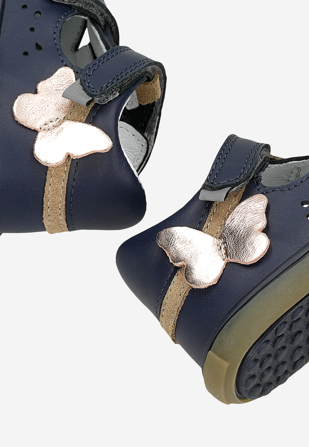 Preventivní obuv bartek baby BARTEK 81798-029, pro holčičky, tmavě modro-zlatá Widok 9