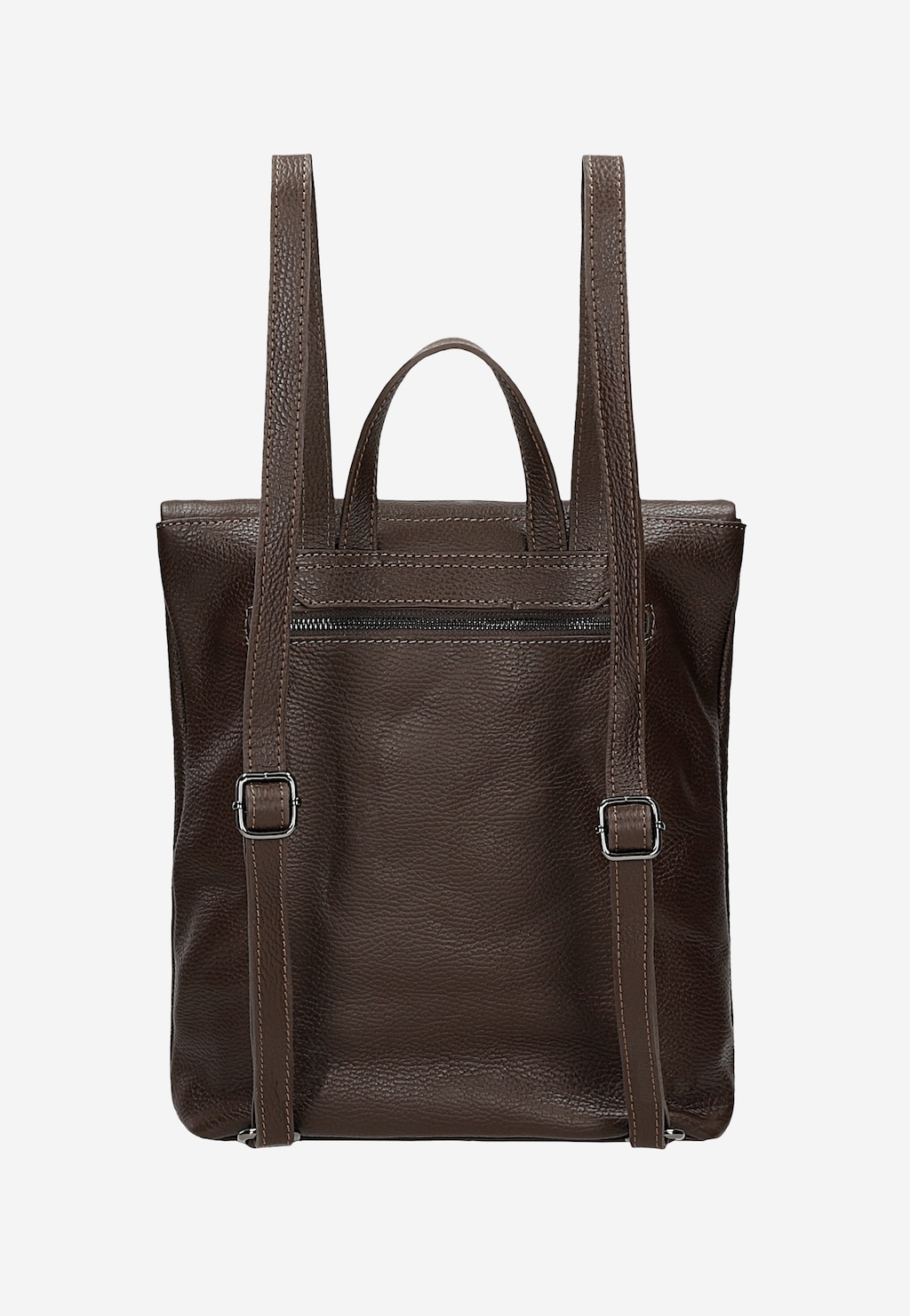 Hnedý mestský ruksak z lícovej kože 80435-52 Widok 4
