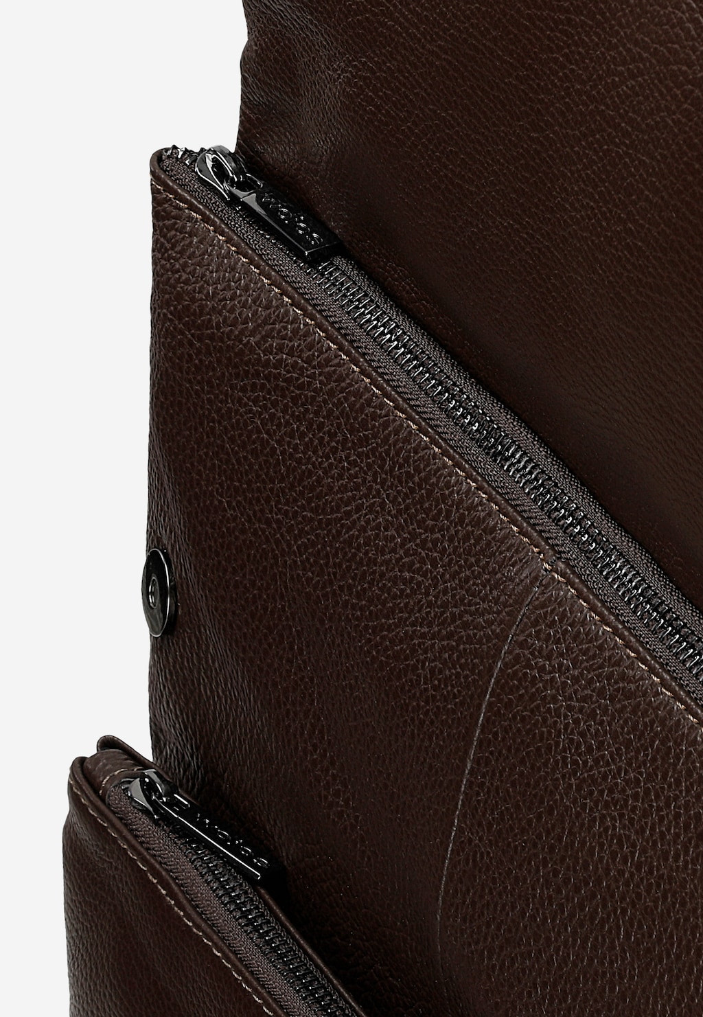 Hnedý mestský ruksak z lícovej kože 80435-52 Widok 6