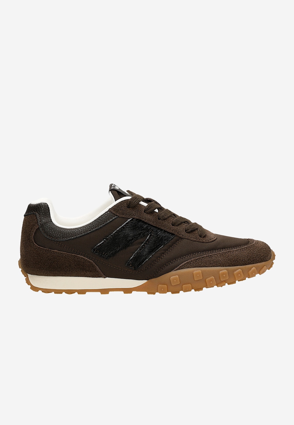 Sneakersy damskie w czekoladowym odcieniu 46374-82 Widok 2