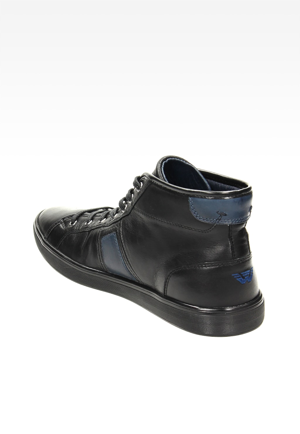 Granatowe męskie trzewiki 5210-51 Widok 3