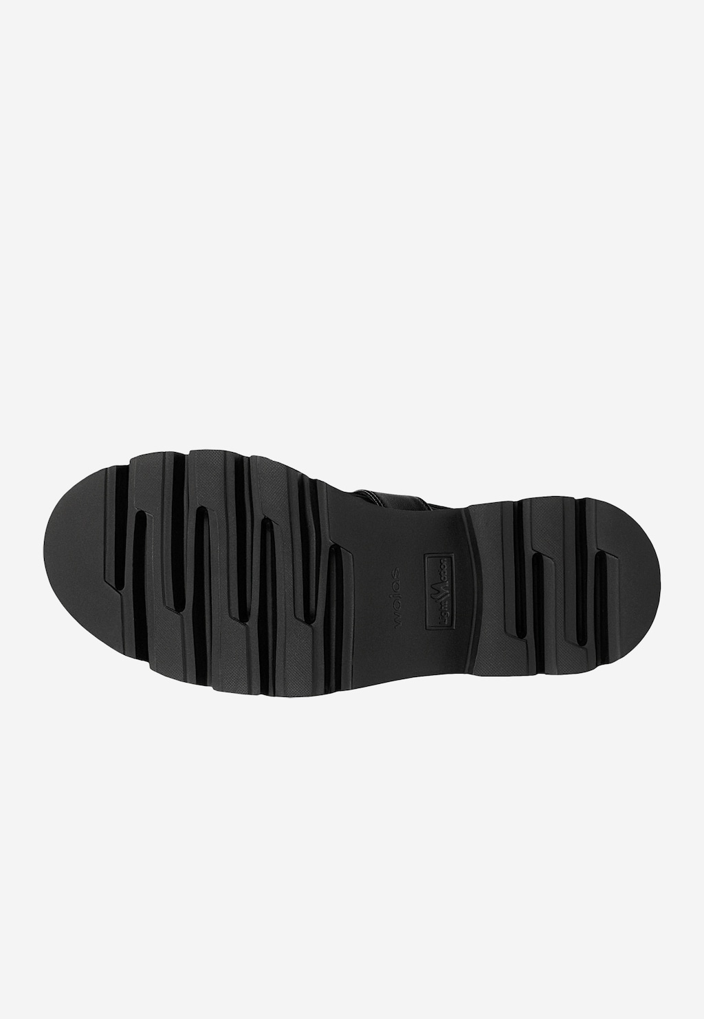 Čierne kožené monky s jednou prackou 46350-50 Widok 6