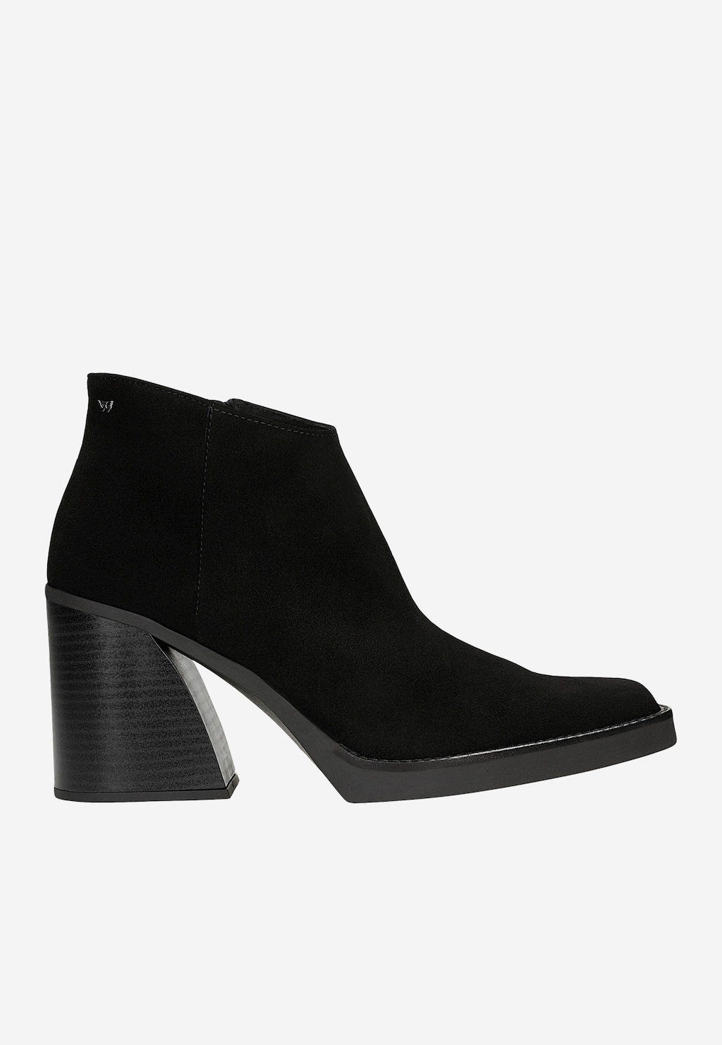 Czarne botki damskie Limited Edition z niską cholewką 55311-61 Widok 2