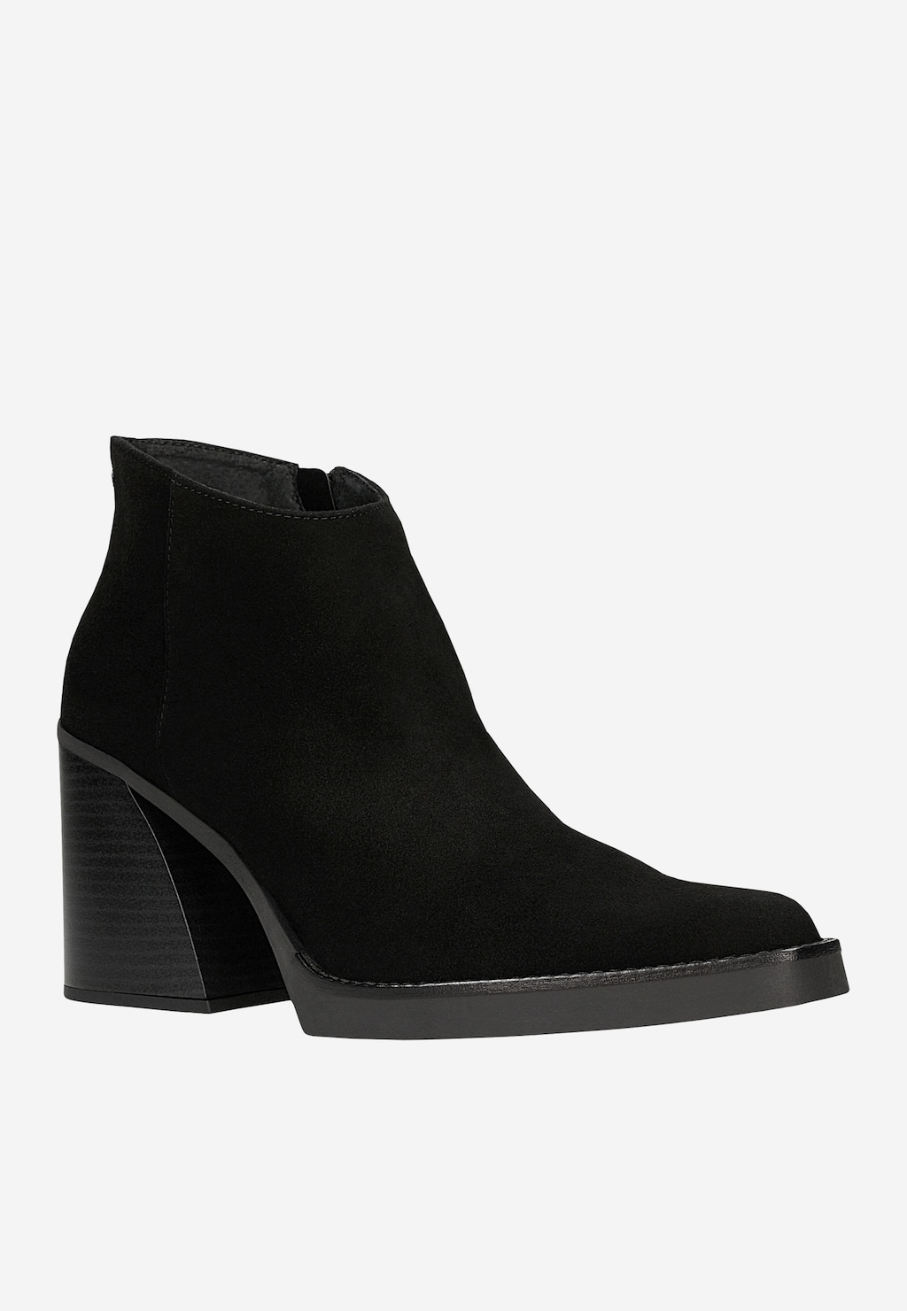 Czarne botki damskie Limited Edition z niską cholewką 55311-61 Widok 3