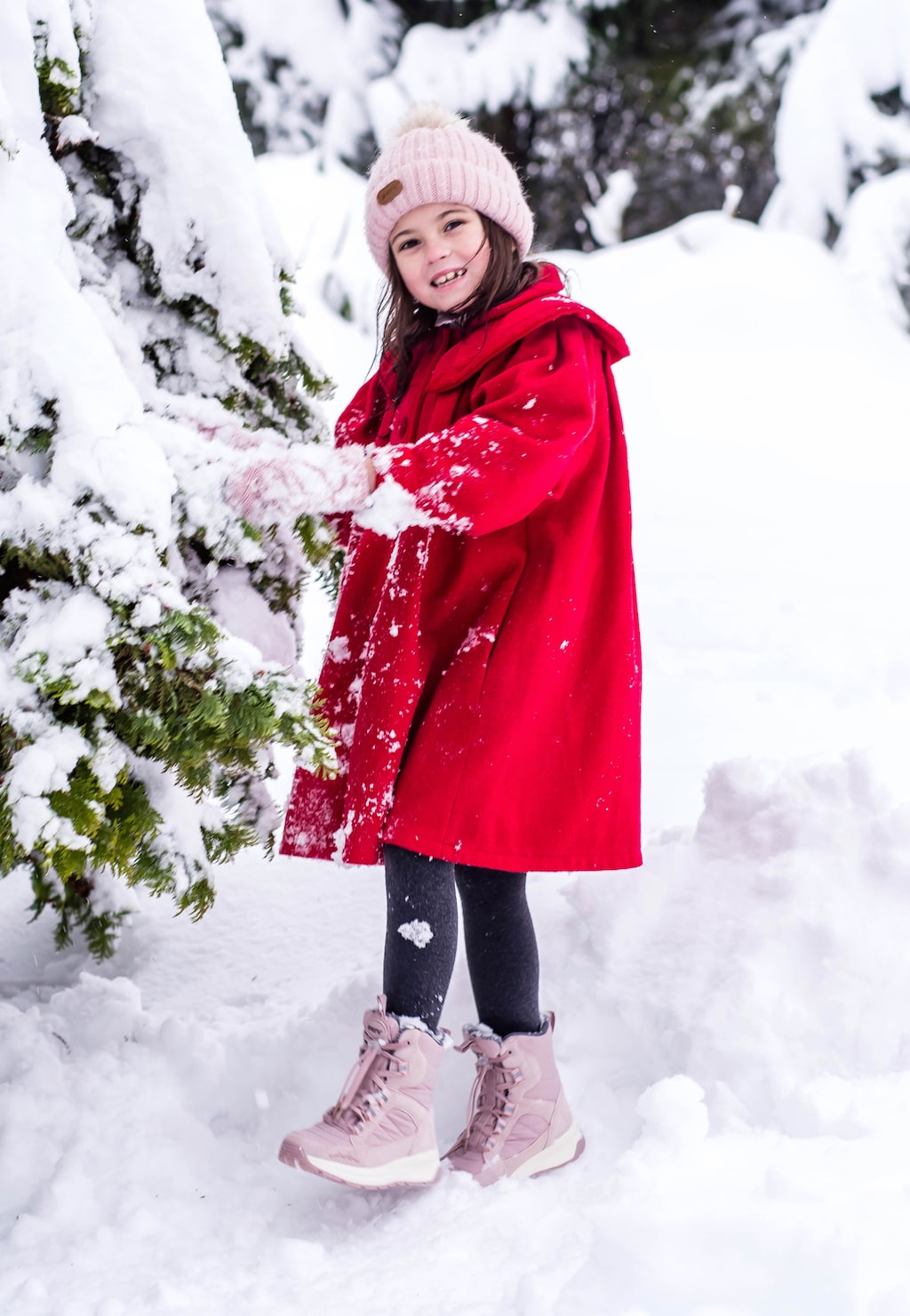 Světle růžové dětské sněhule BARTEK 85008-15 Widok 10