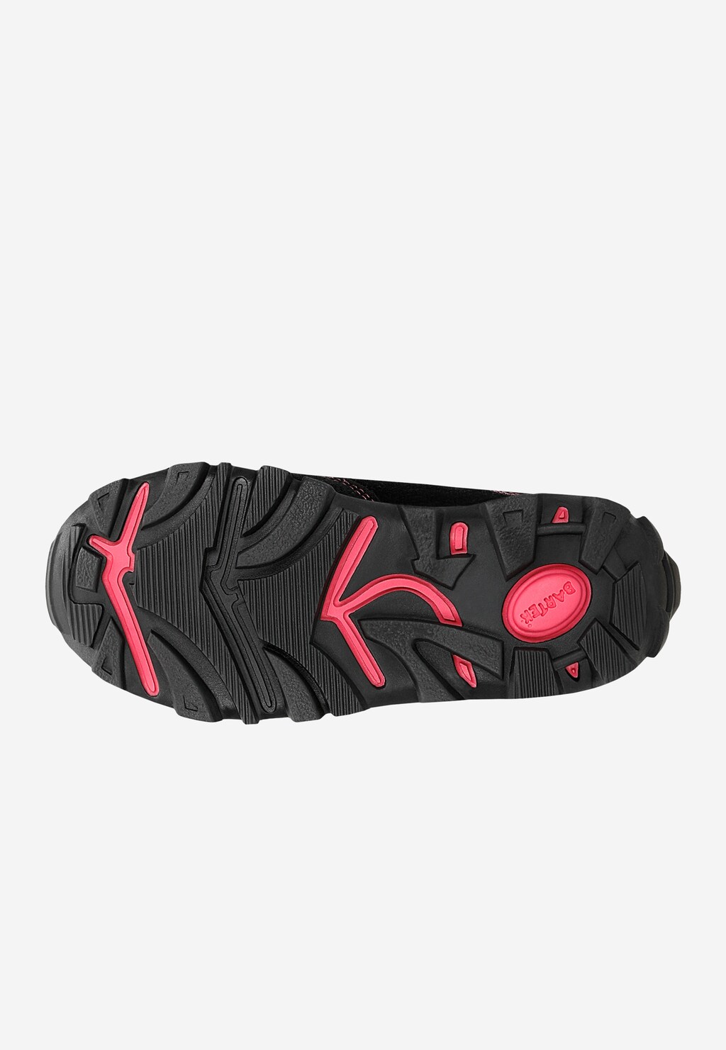 Zateplené kotníkové topánky BARTEK 14292019, pre dievčatá, čierno-ružové Widok 6