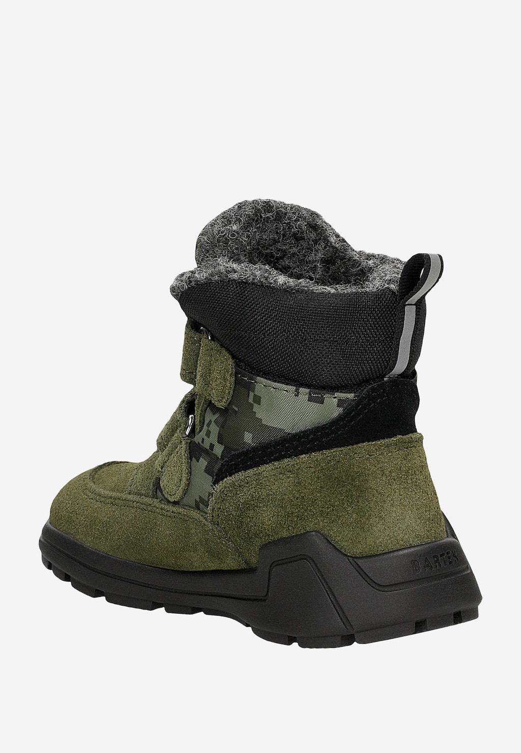 Zateplené čižmy BARTEK 11033102, zelené Widok 4