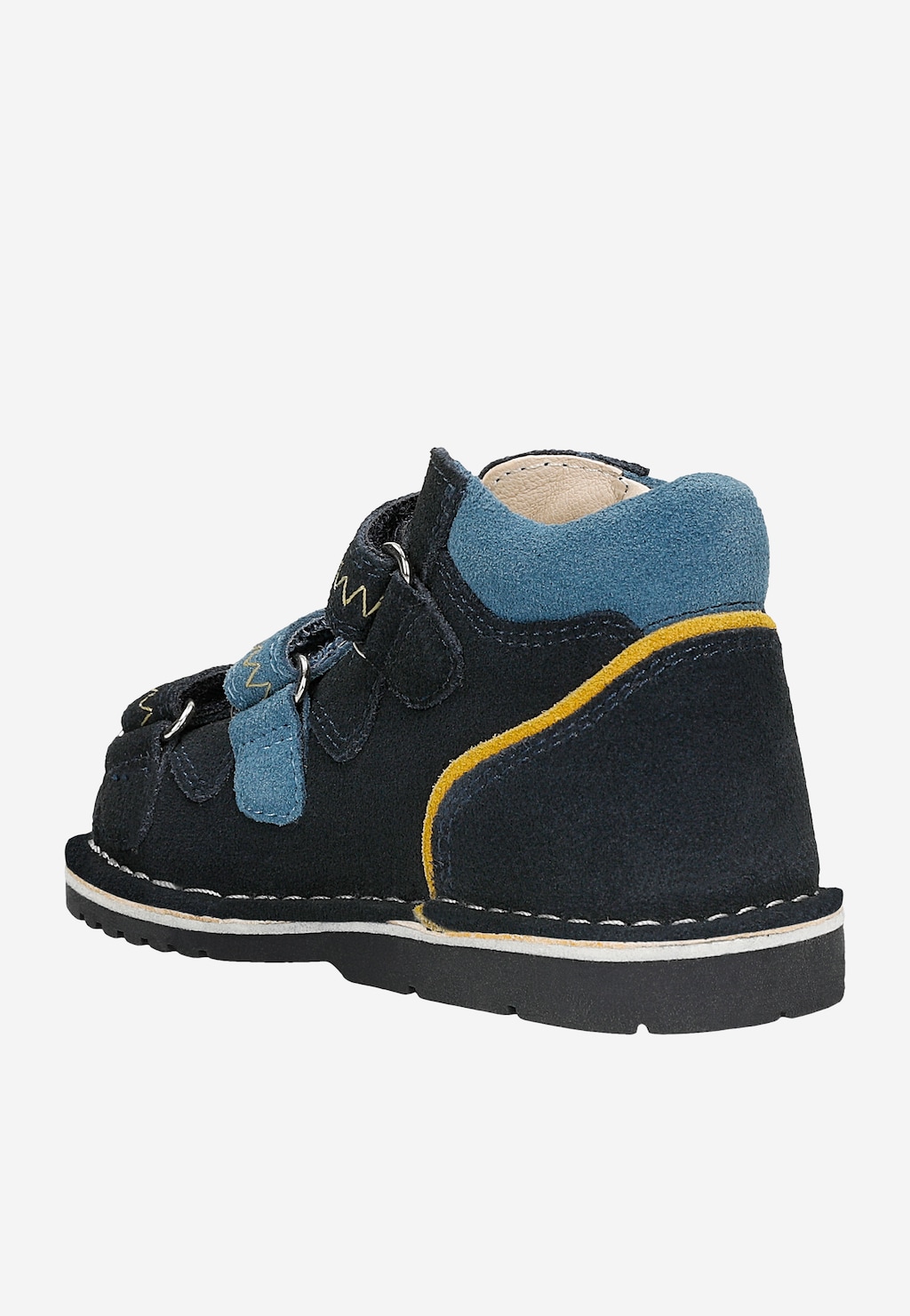 Granatowo-niebieskie sandały profilaktyczne z obcasem Thomasa BARTEK 89200-61 Widok 3