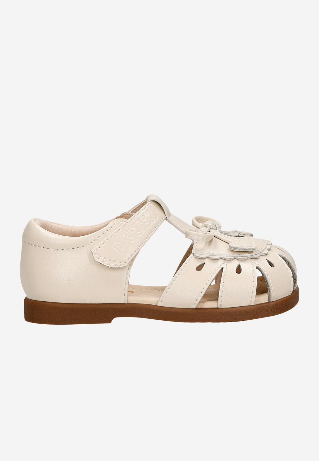 Beżowe sandały zabudowane dla dziewcząt BARTEK 89003-14 Widok 1