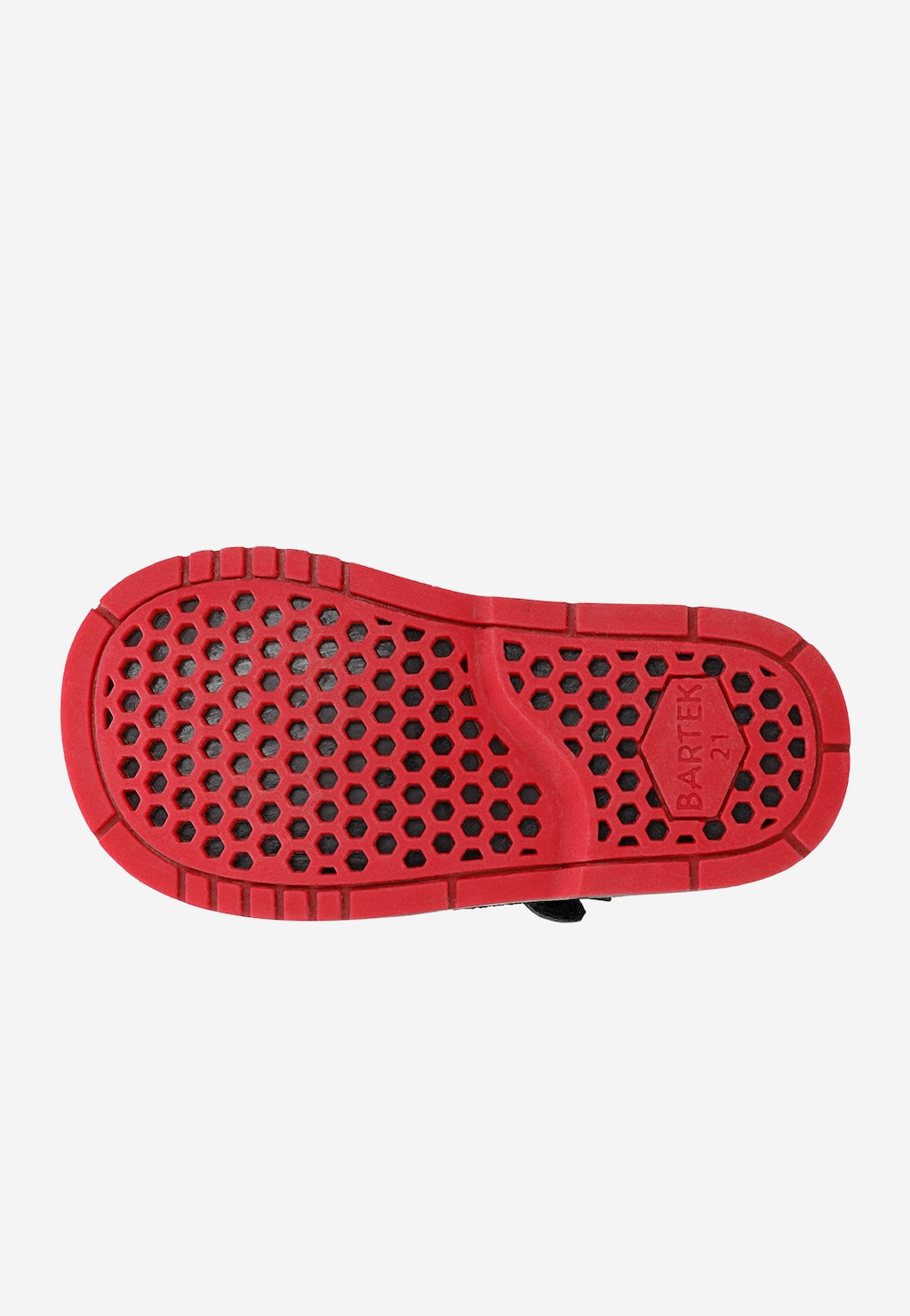 Granatowe sandały profilaktyczne z błyszczącymi serduszkami, obcas Thomasa BARTEK 85500-76 Widok 5