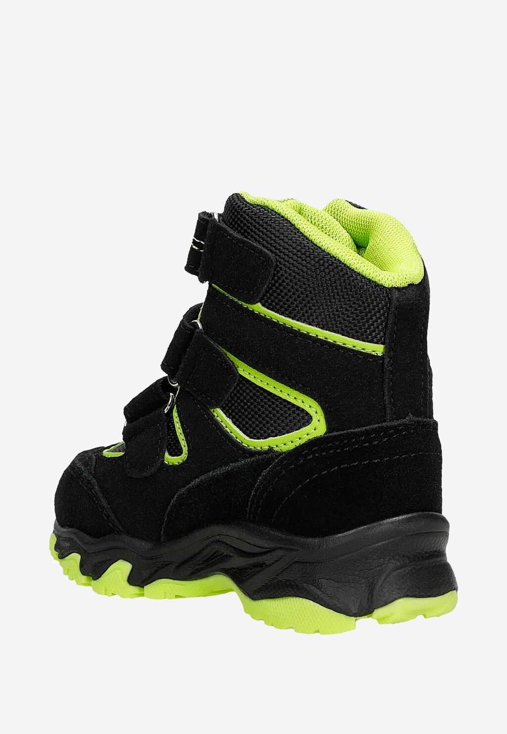 Trzewiki ocieplane BARTEK 14656001, dla chłopców, czarno-zielony Widok 3