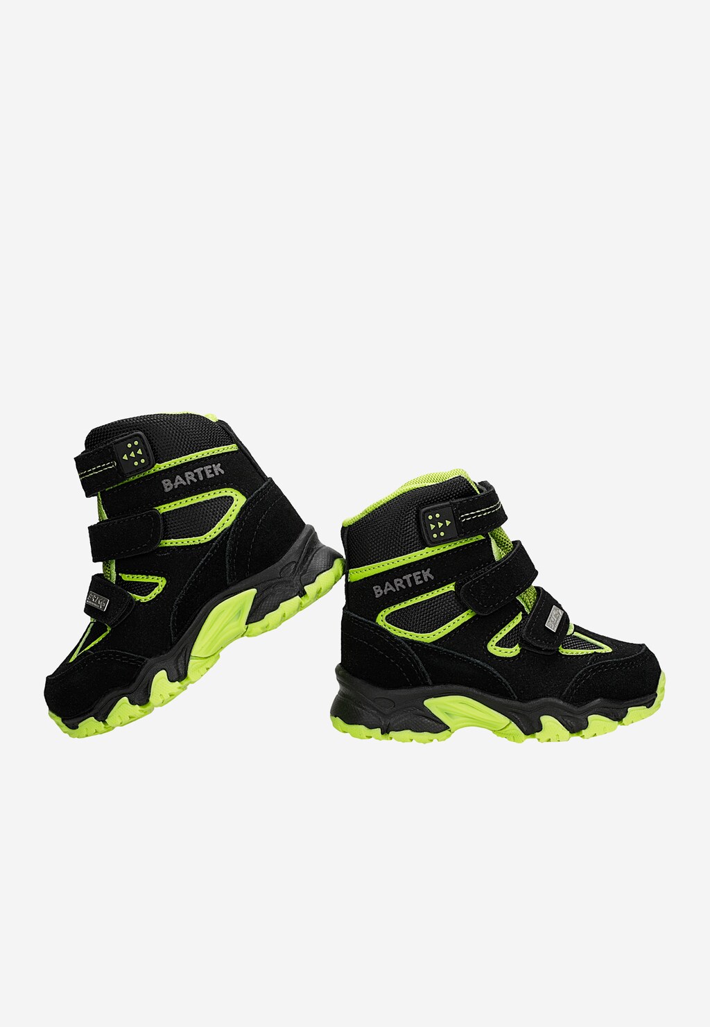 Trzewiki ocieplane BARTEK 14656001, dla chłopców, czarno-zielony Widok 6