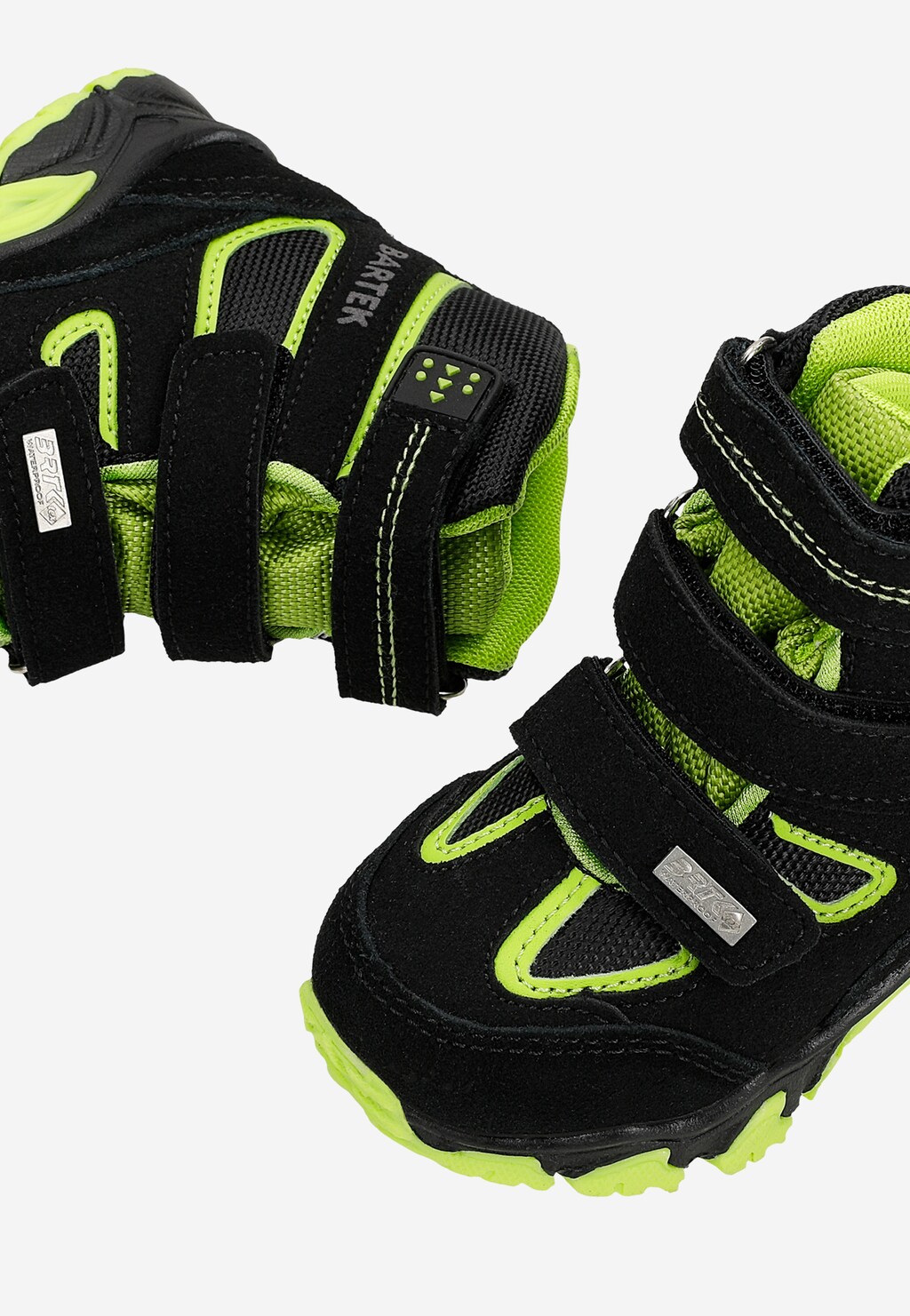 Trzewiki ocieplane BARTEK 14656001, dla chłopców, czarno-zielony Widok 8