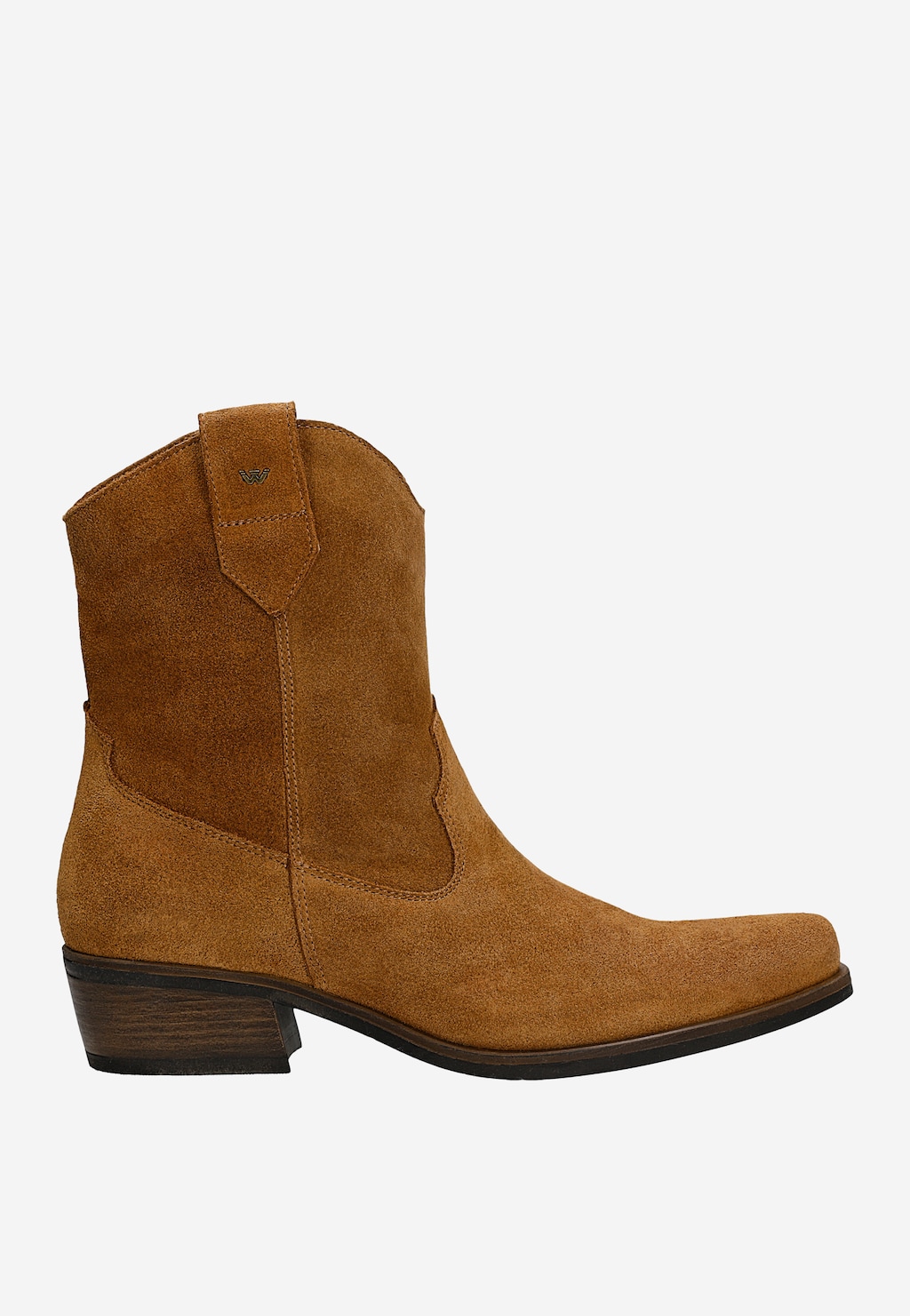 Brązowe kowbojki zapinane na zamek 55378-63 Widok 1