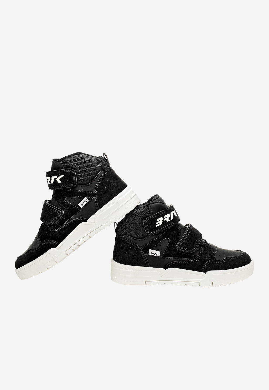 Czarne trzewiki BARTEK z białą kontrastową podeszwą 88000-11 Widok 7