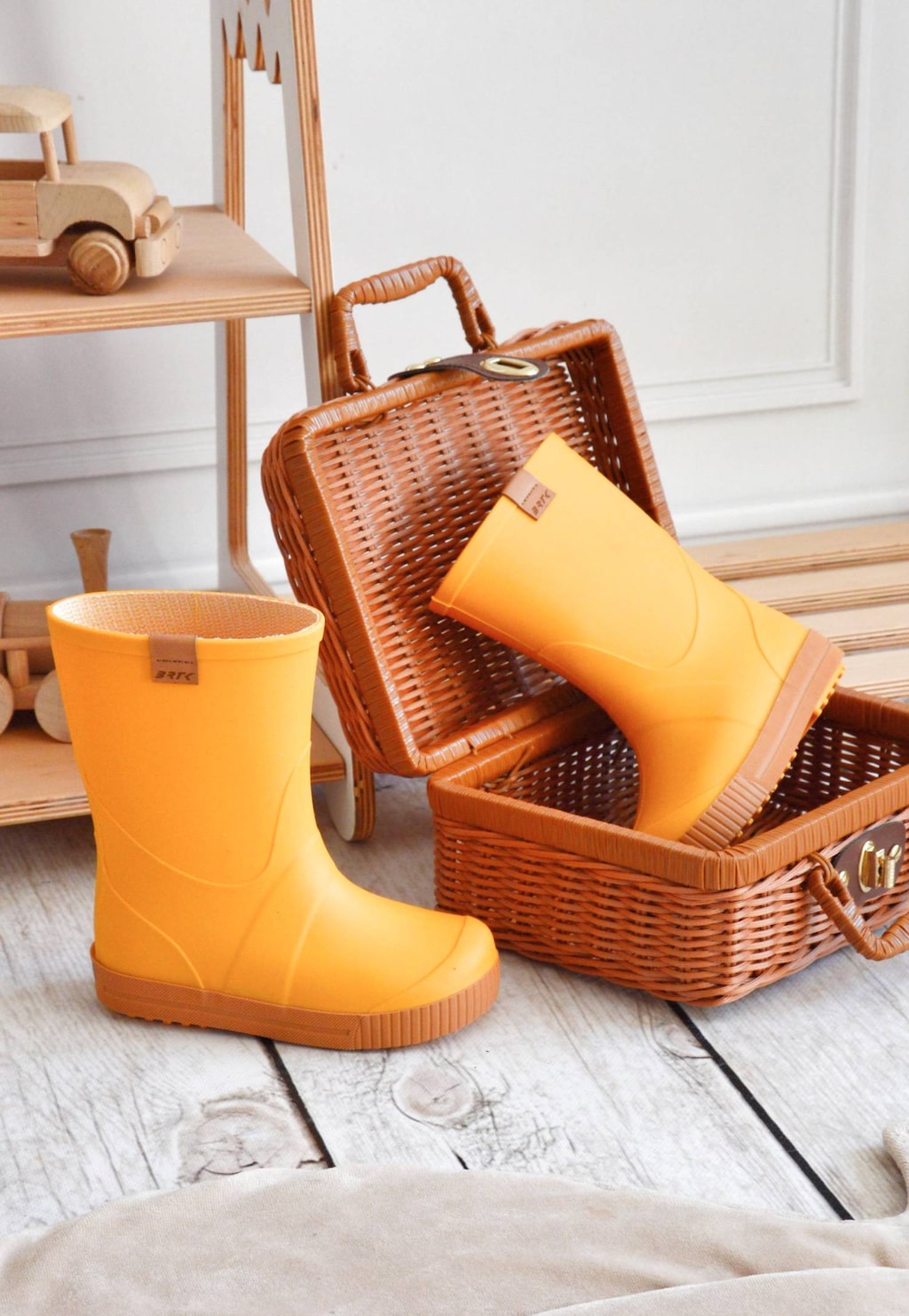 Žluté dětské gumáky BARTEK 8669918 Widok 9