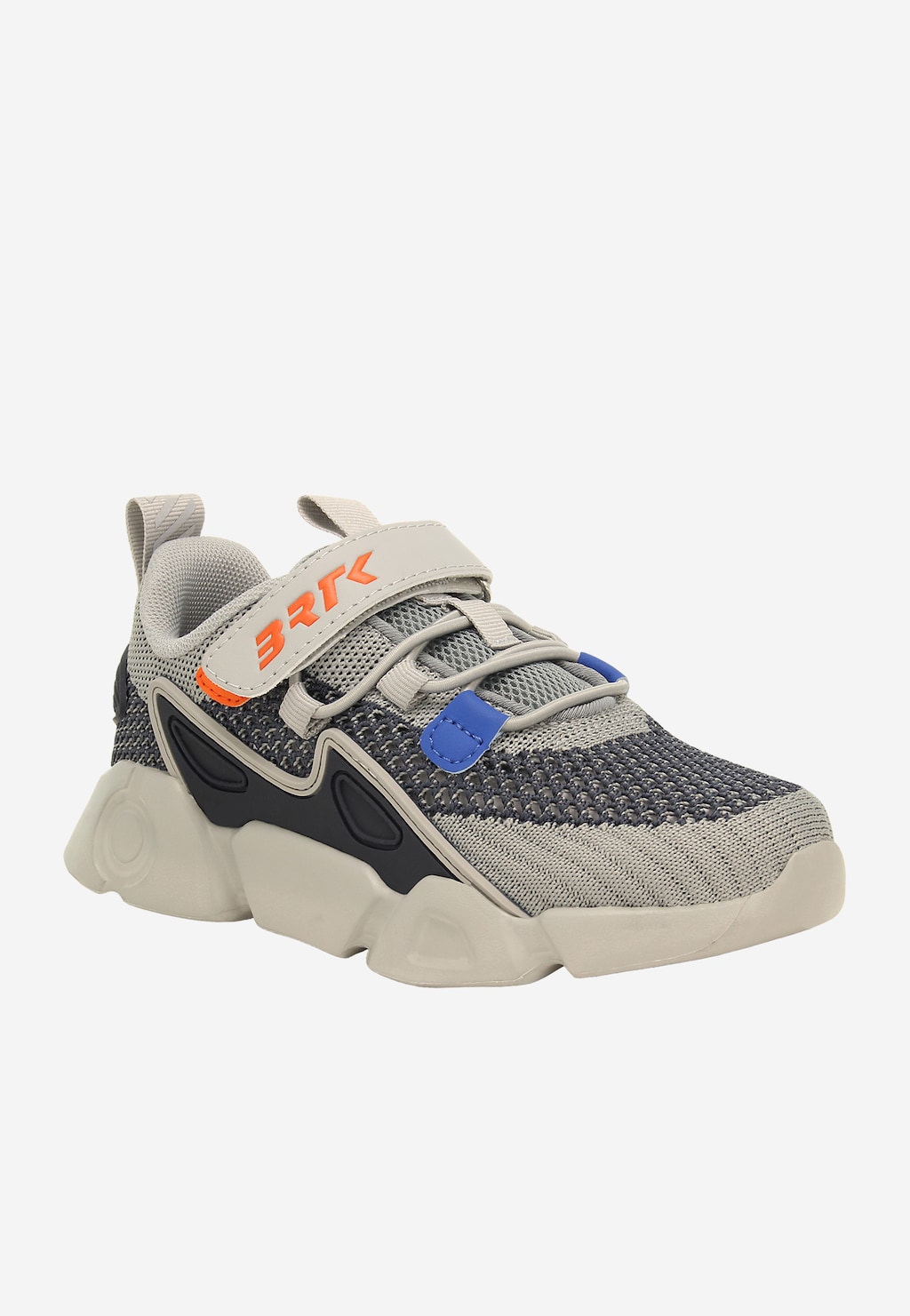 Chlapčenské tenisky s elastickou sieťovinou a suchým zipsom BARTEK 87007-10 Widok 3