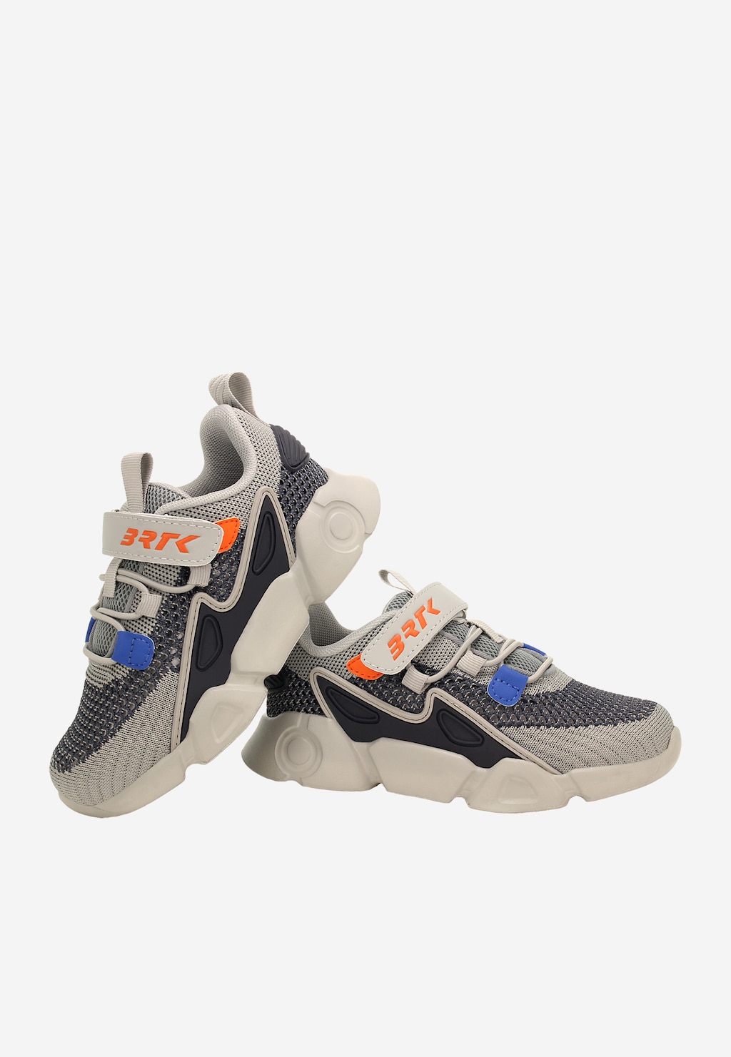 Chlapčenské tenisky s elastickou sieťovinou a suchým zipsom BARTEK 87007-10 Widok 8