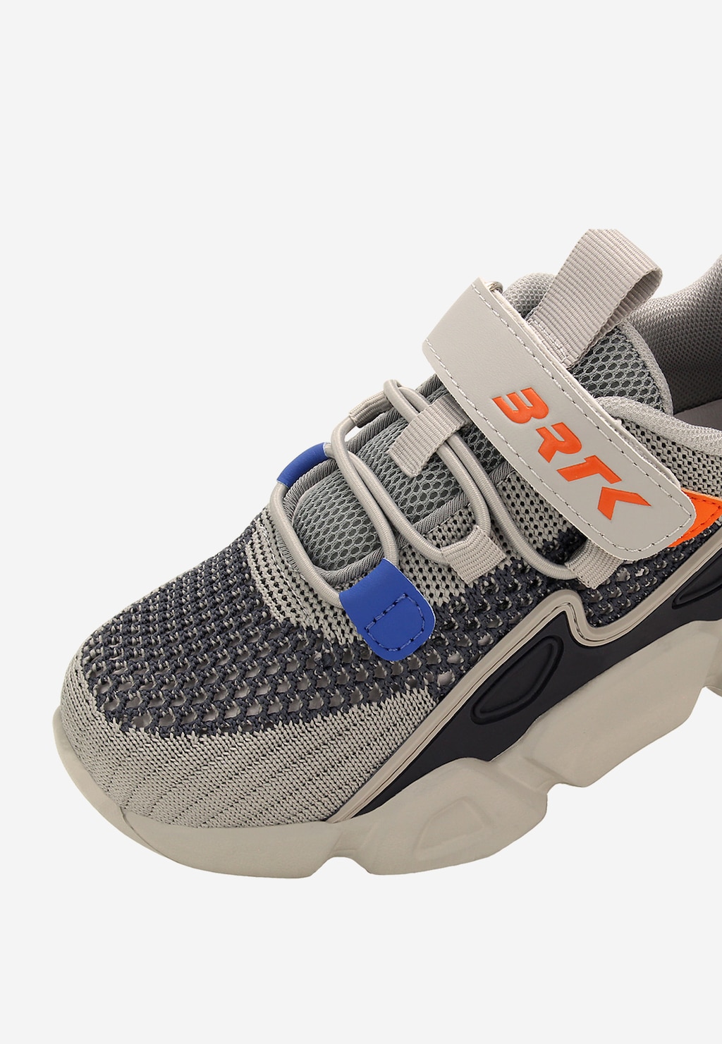 Chlapčenské tenisky s elastickou sieťovinou a suchým zipsom BARTEK 87007-10 Widok 9