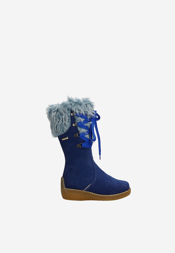 Cizme îmblănite pentru fete  BARTEK W-74328/0RR, albastru