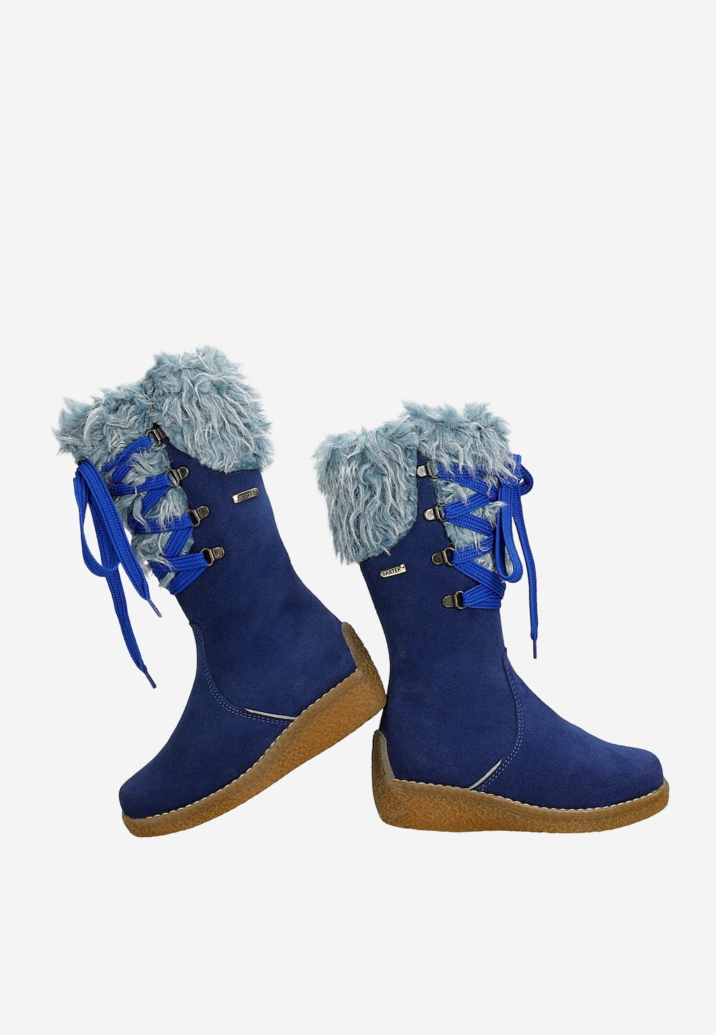 Kozaki ocieplane BARTEK W-74328/0RR, dla dziewcząt, niebieski Widok 4