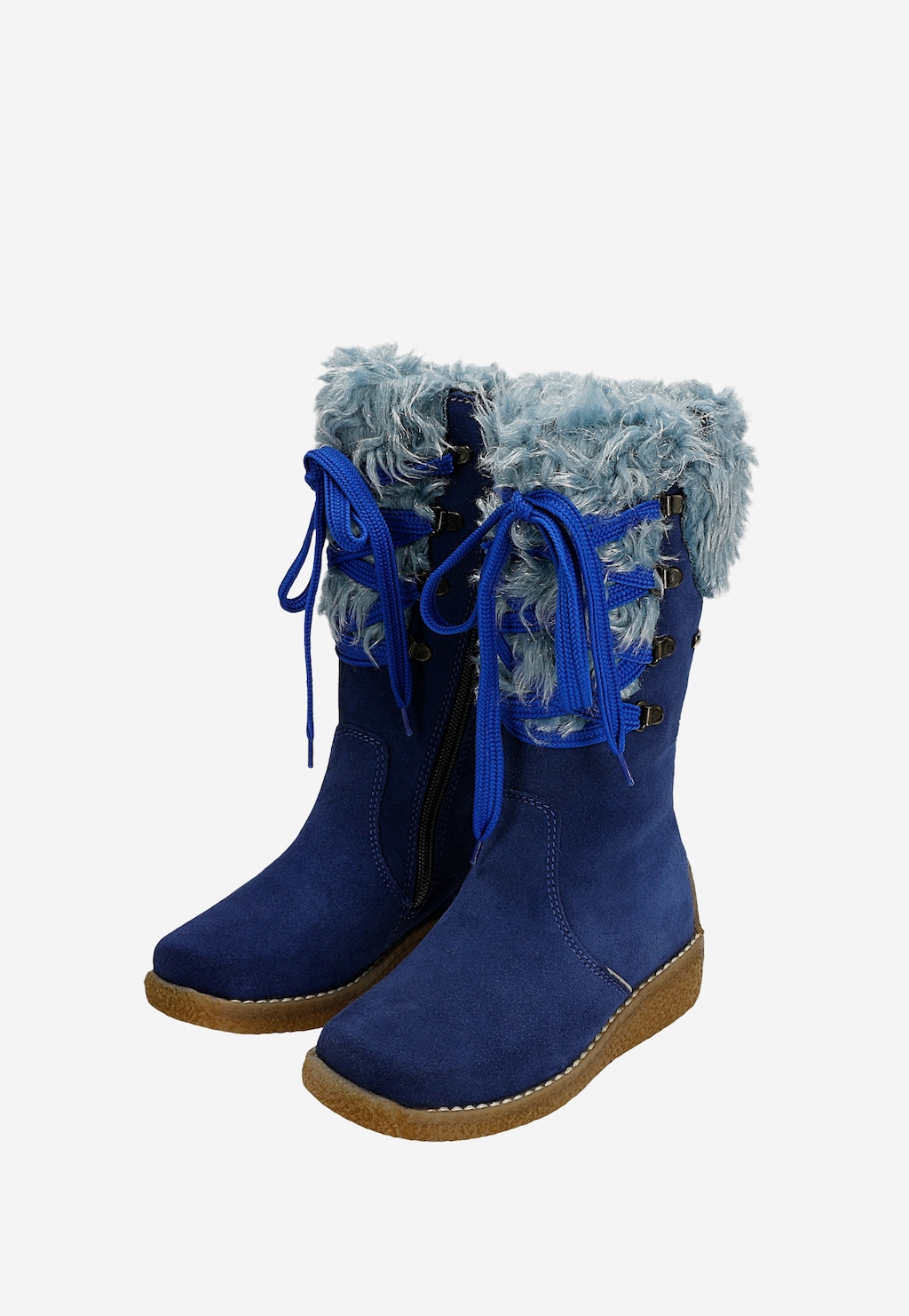 Kozaki ocieplane BARTEK W-74328/0RR, dla dziewcząt, niebieski Widok 7