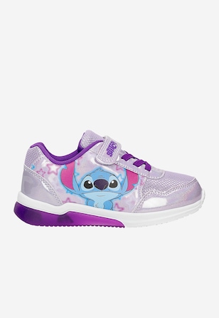 Fioletowe sneakersy dziewczęce Stitch ze świecącą podeszwą BARTEK 87009-16