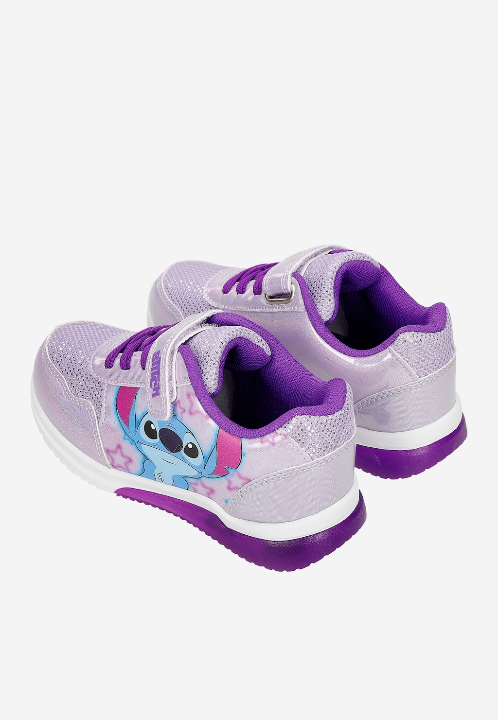 Fialové lesklé dívčí tenisky Stitch BARTEK 87009-16 Widok 7
