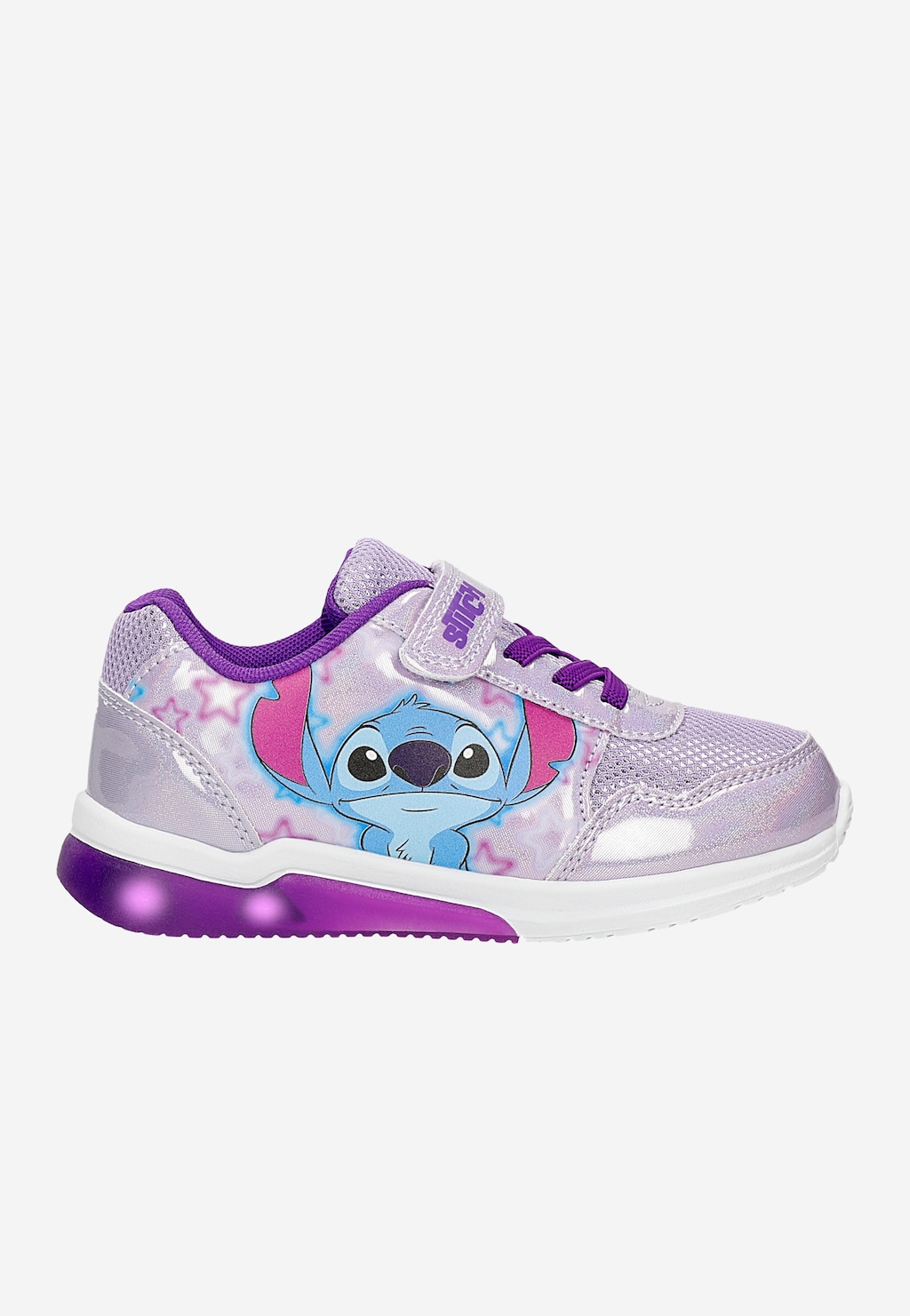 Fialové lesklé dívčí tenisky Stitch BARTEK 87009-16 Widok 9