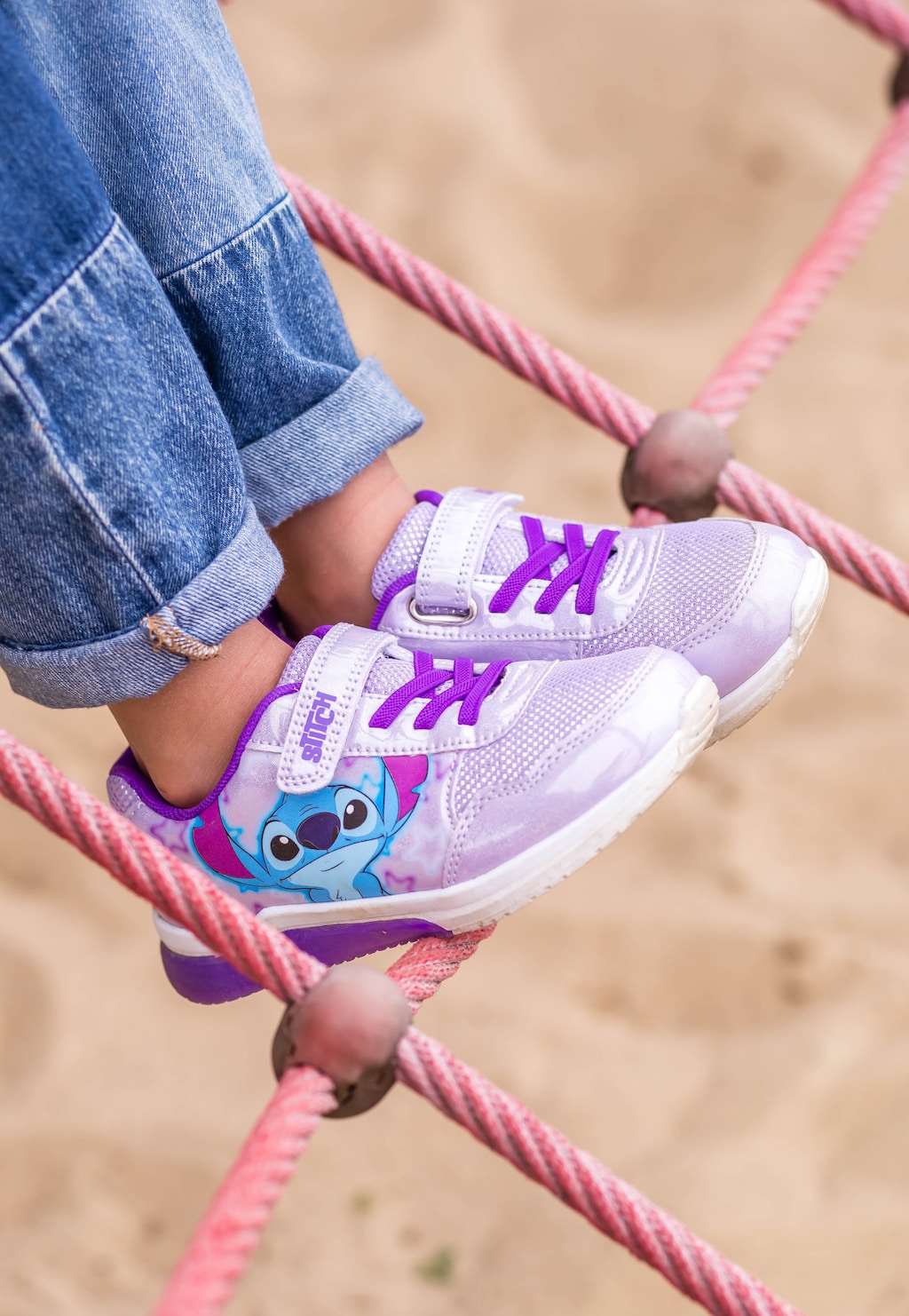 Fialové lesklé dívčí tenisky Stitch BARTEK 87009-16 Widok 10