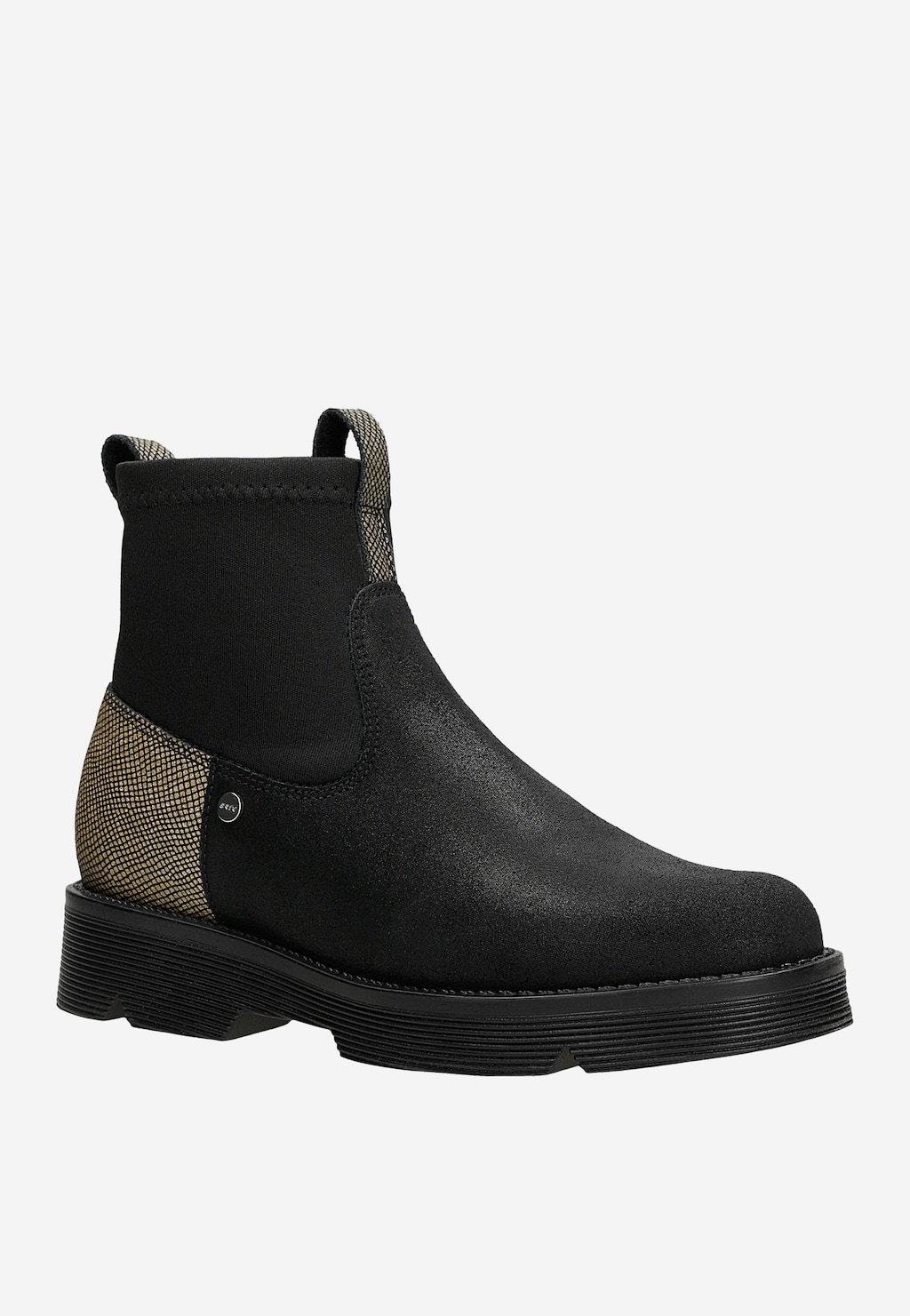 Trzewiki ocieplane BARTEK 4334-12RP, dla dziewcząt, czarno-złoty Widok 2