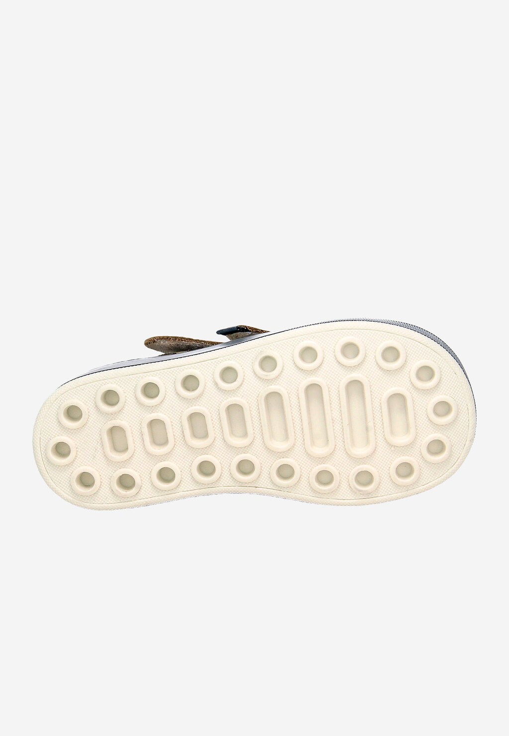 Beżowe trzewiki BARTEK ze złotymi serduszkami i zwierzątkiem na nosku 1356801 Widok 5