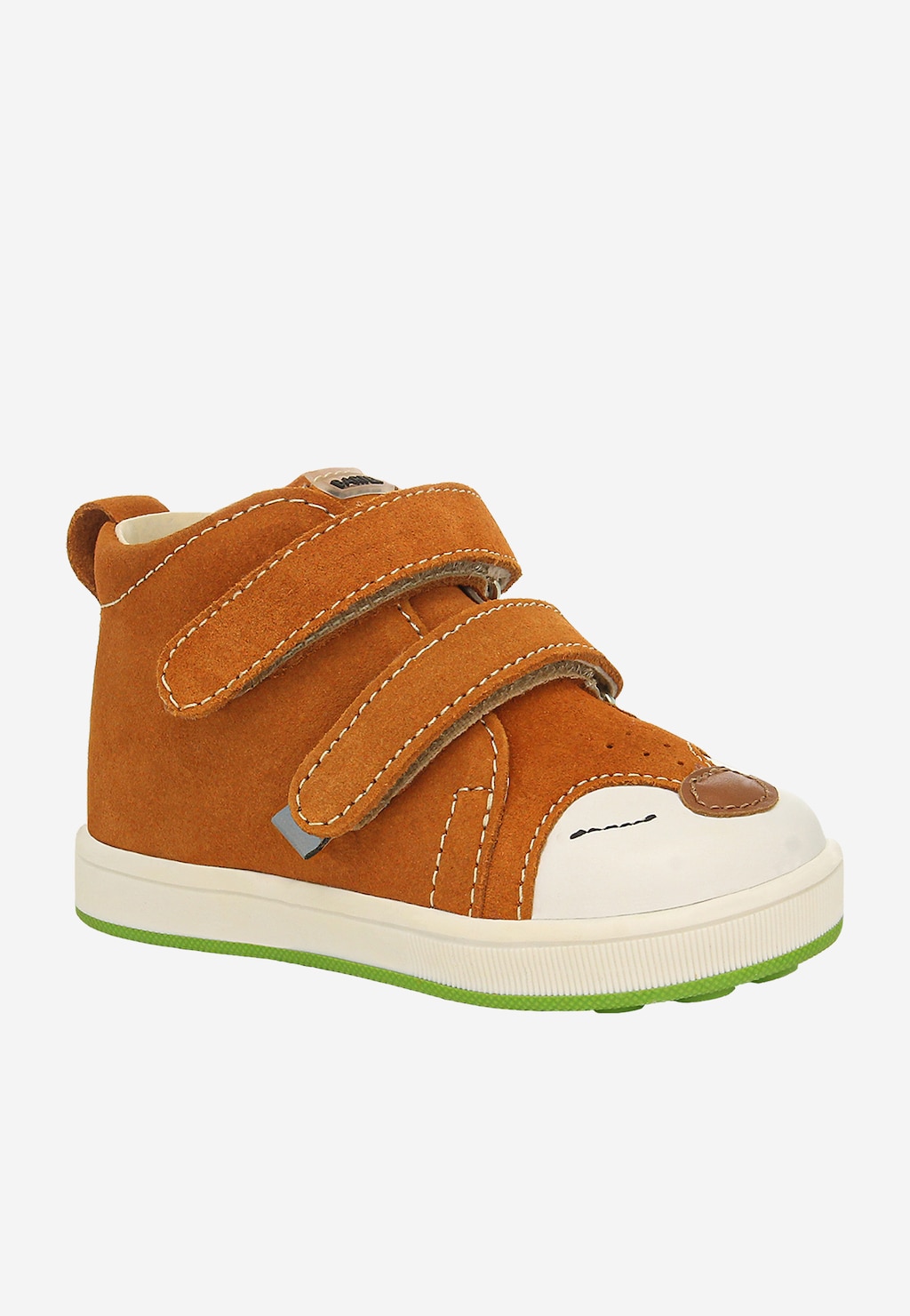 Pomarańczowe trzewiki BARTEK 1356806 z zieloną podeszwą Widok 2