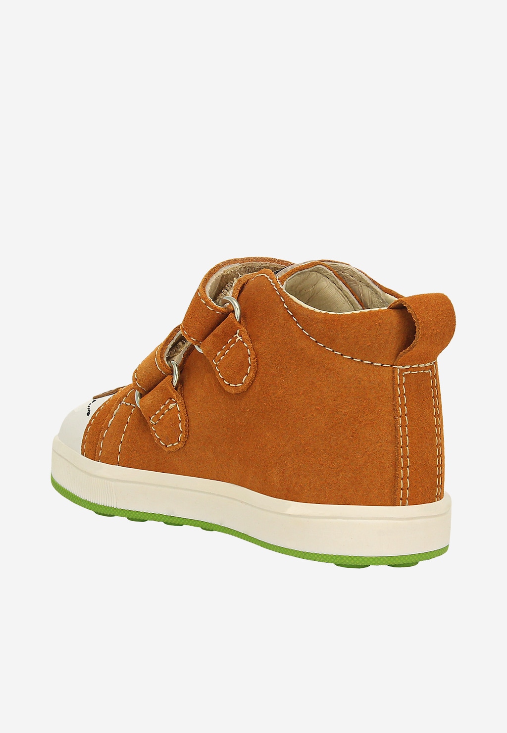 Pomarańczowe trzewiki BARTEK 1356806 z zieloną podeszwą Widok 4