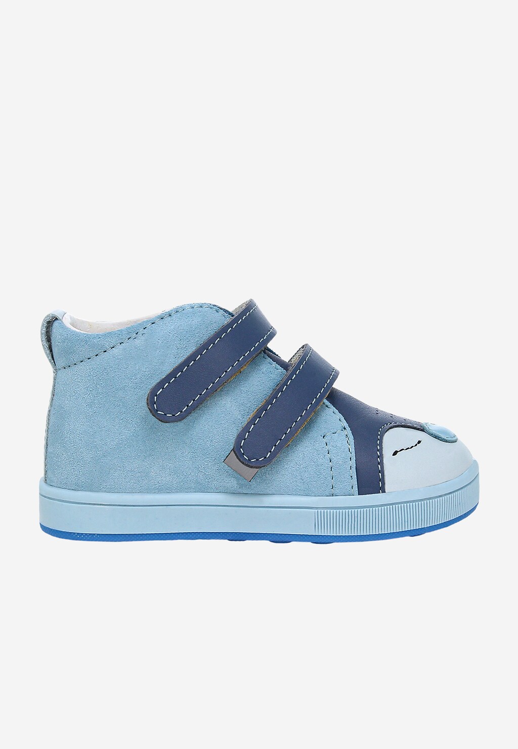 Modré kožené kotníkové topánky BARTEK 13568-09 Widok 2