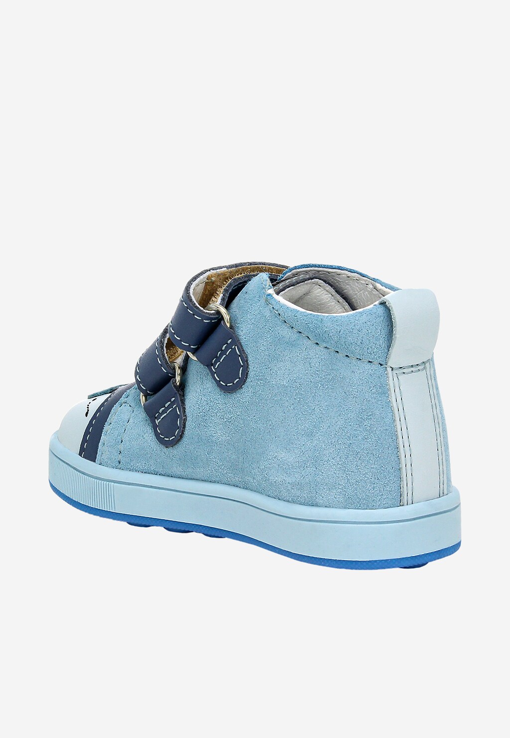 Modré kožené kotníkové topánky BARTEK 13568-09 Widok 5