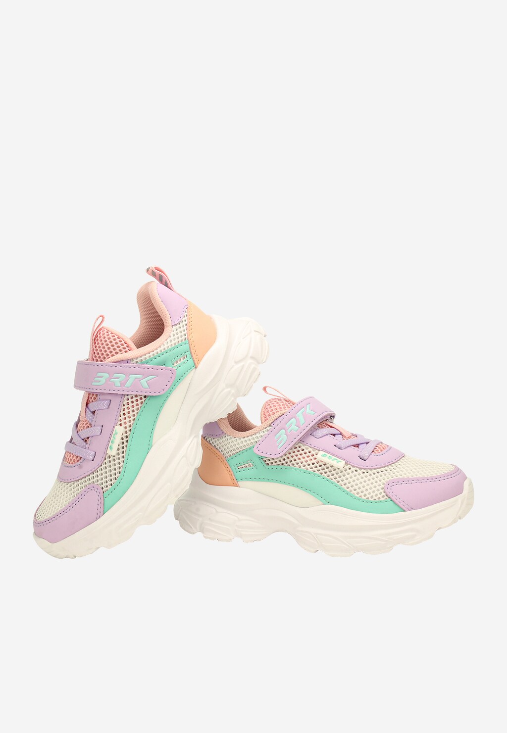 Barevné tenisky pro dívky na masivní podrážce BARTEK 87008-16 Widok 8