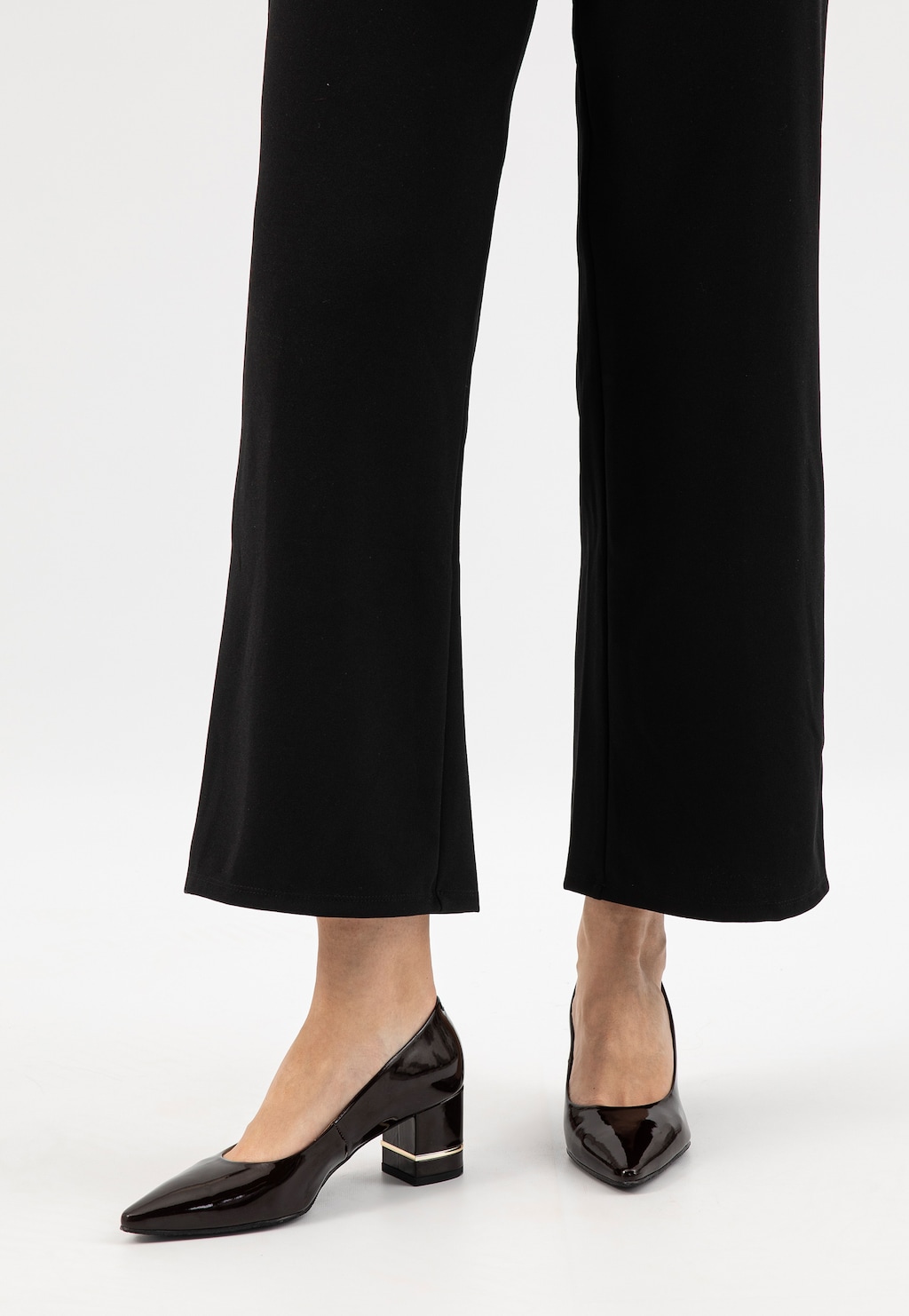 Bordové dámske lodičky na ozdobenom podpätku 35154-36 Widok 7