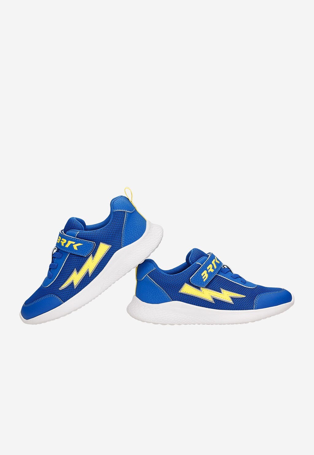 Modré tenisky BARTEK so žltým bleskovým vzorom 87006-16 Widok 7
